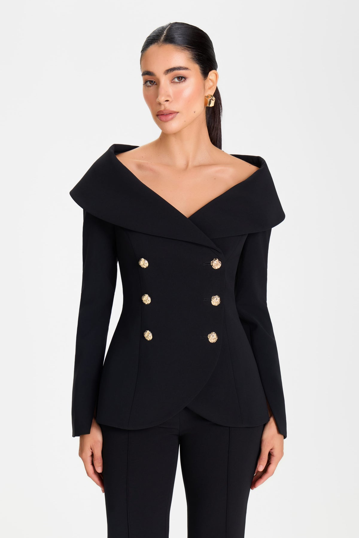 TOP Tops Abigail Black Top