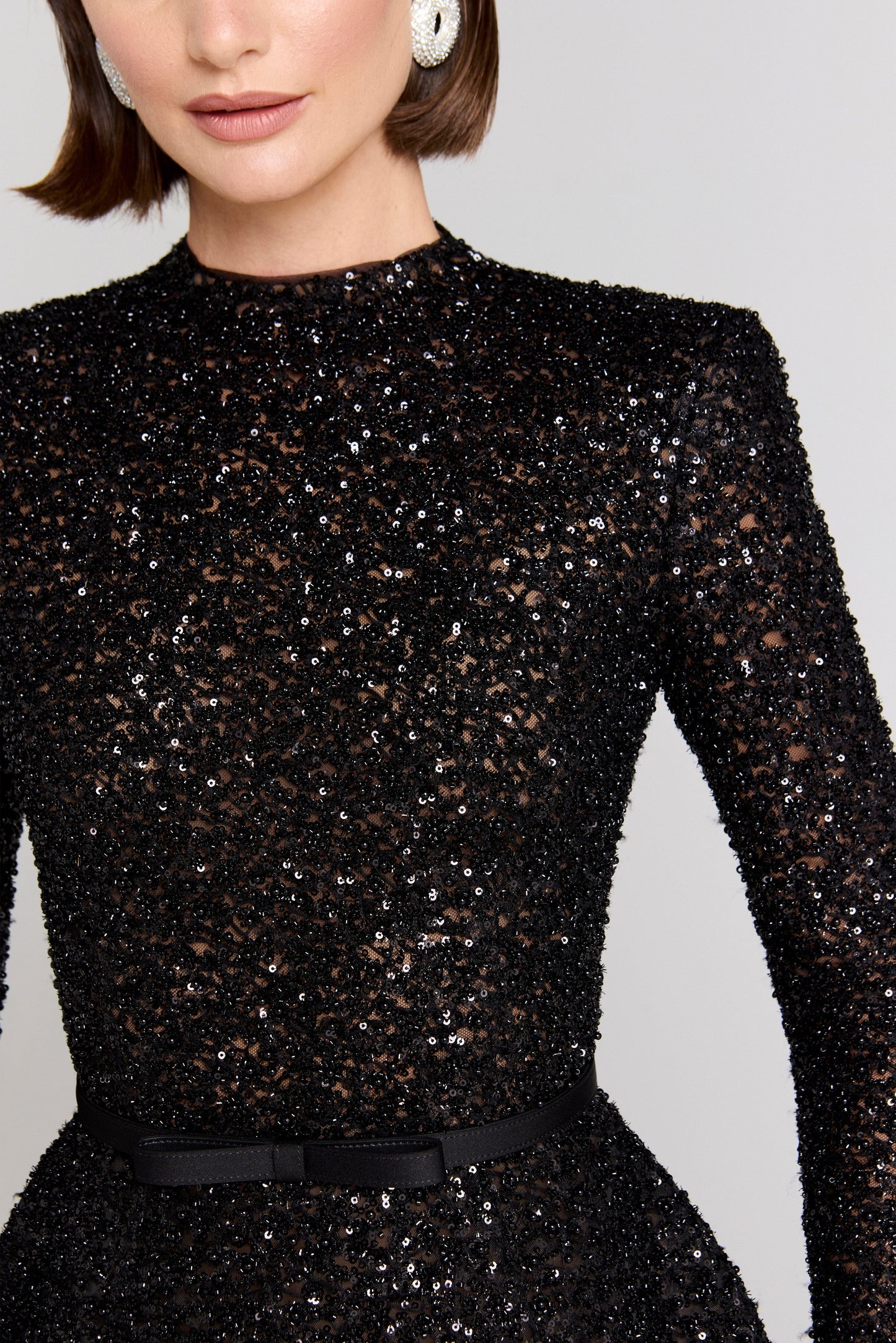 NADINE MERABI Dresses Edie Black Dress