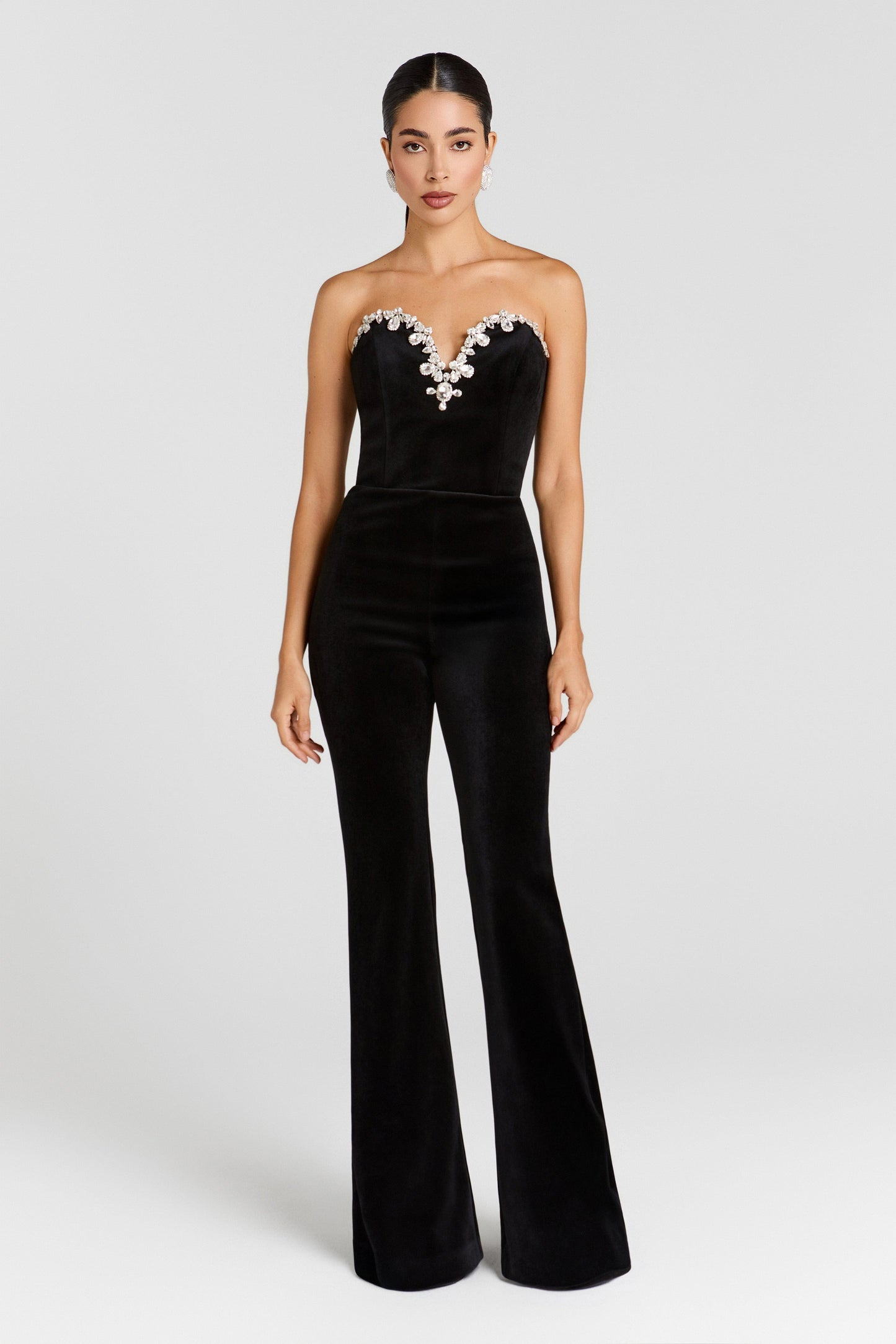 NADINE MERABI Jumpsuits Ines Black Jumpsuit