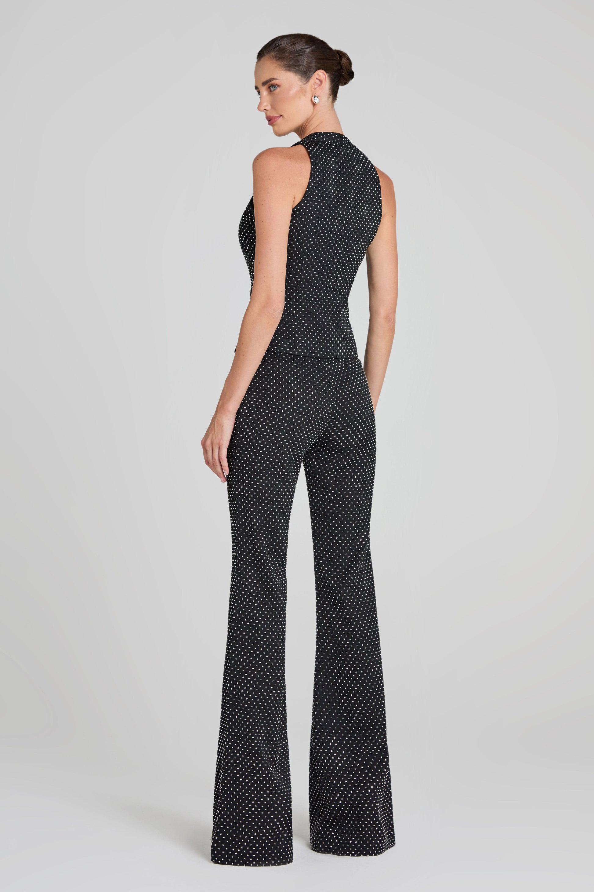 NADINE MERABI Tops Kira Black Waistcoat