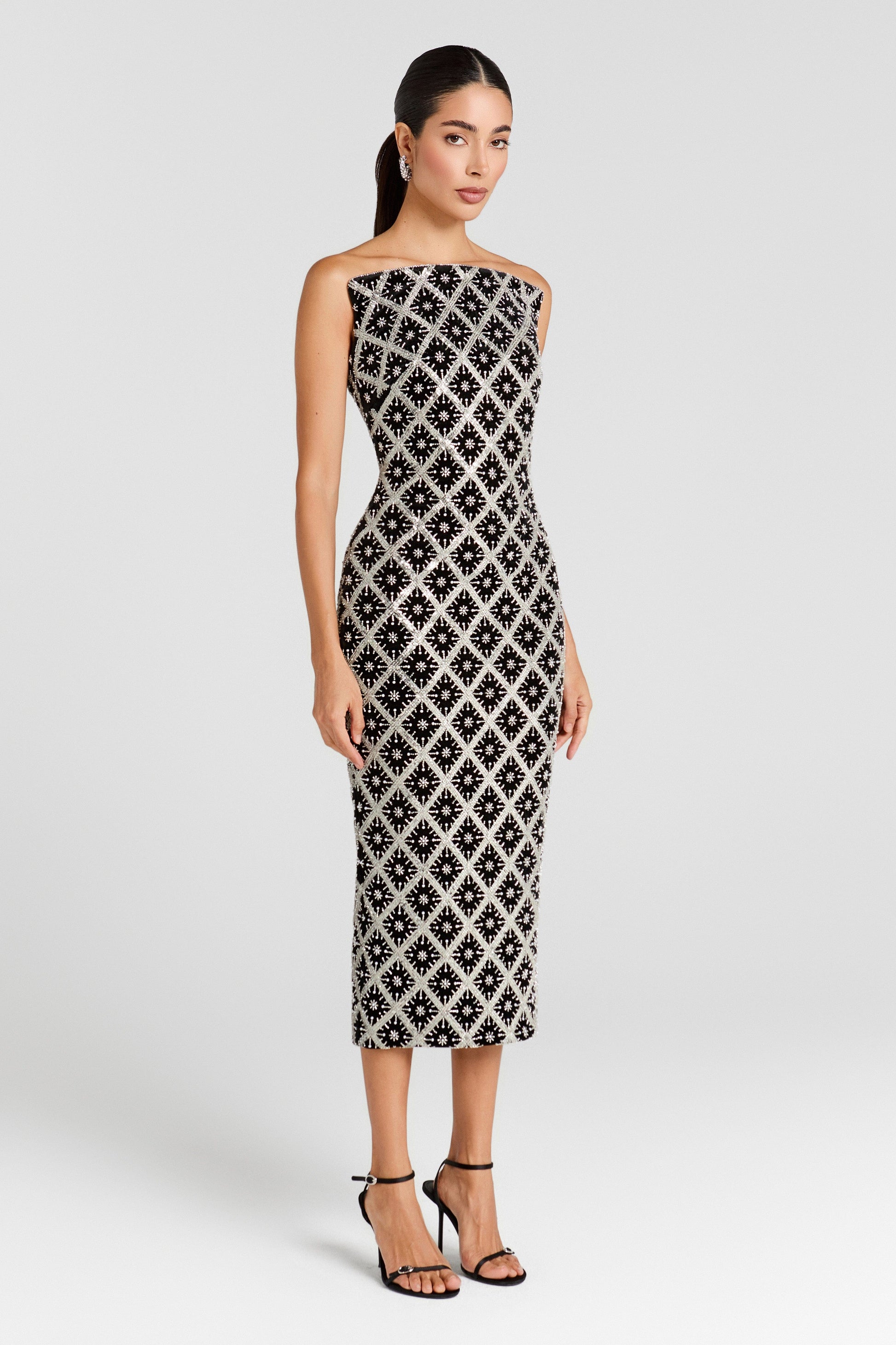 NADINE MERABI Dresses Larissa Black Dress