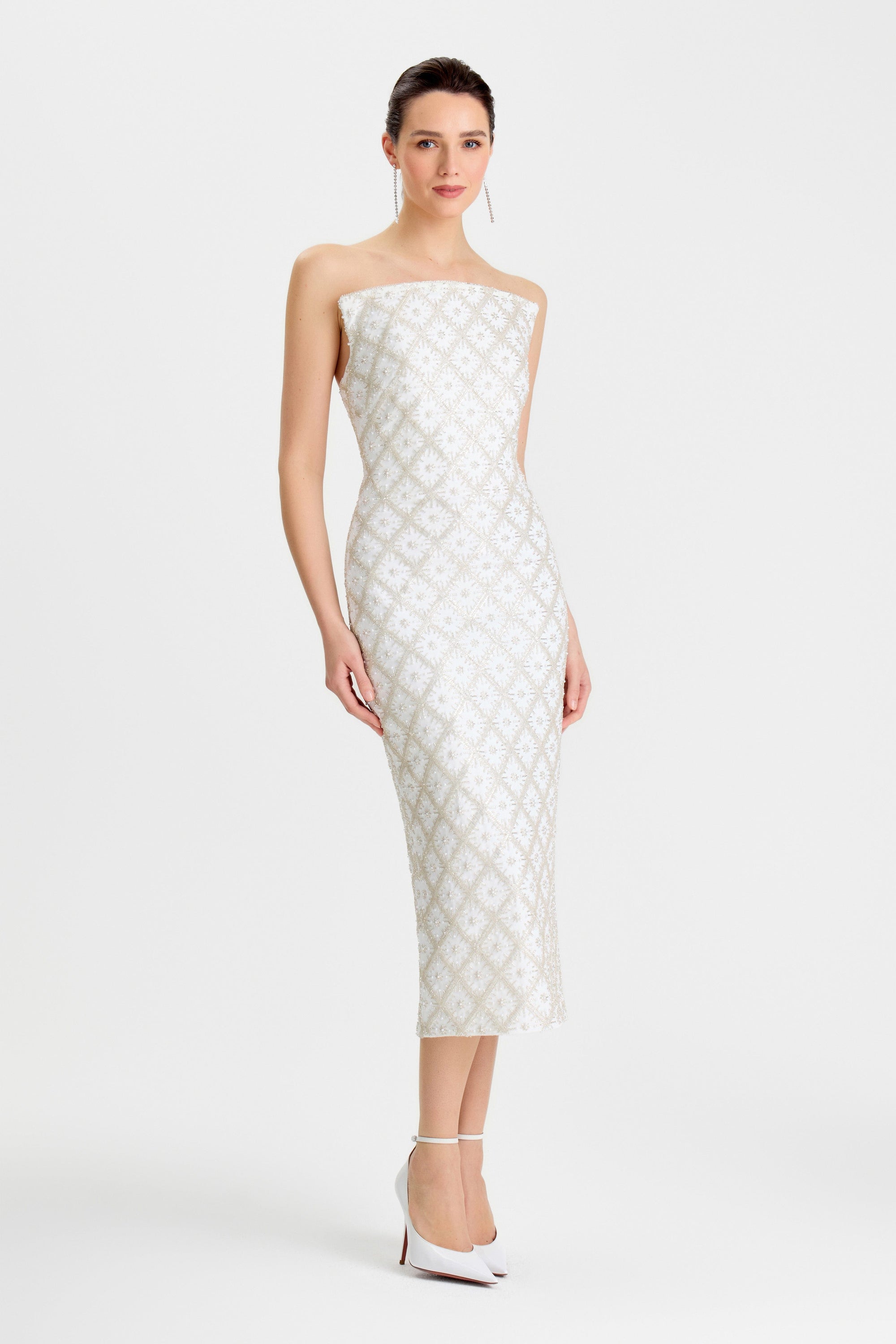 MIDI Dresses Larissa White Dress