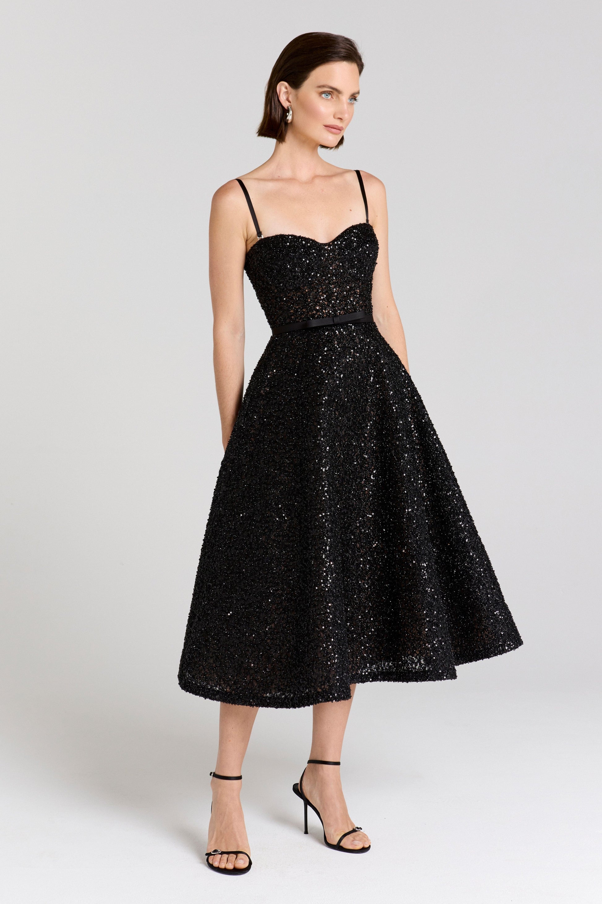 NADINE MERABI Dresses Marilyn Black Dress