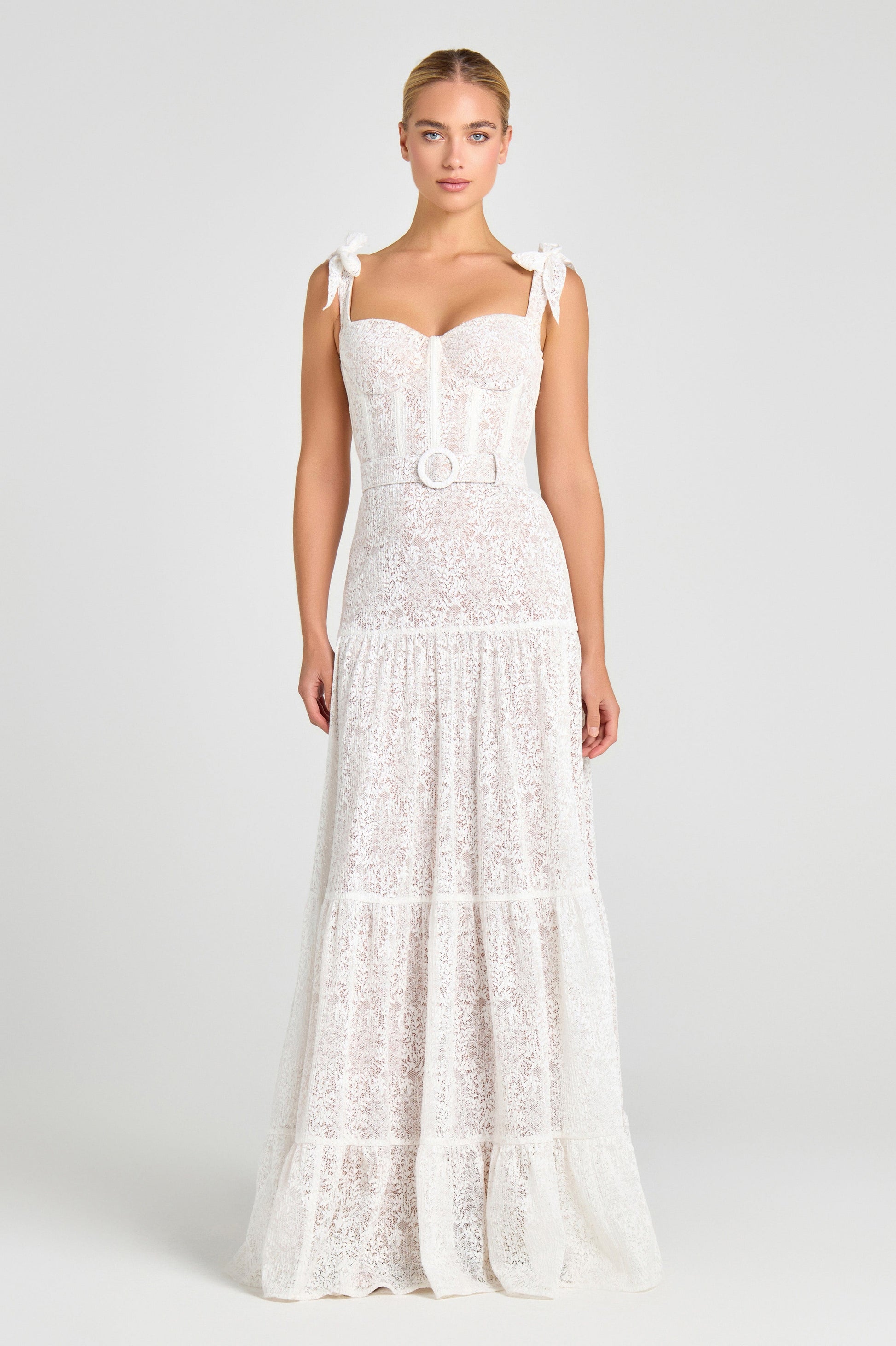 Nadine Merabi Dresses Miranda White Dress