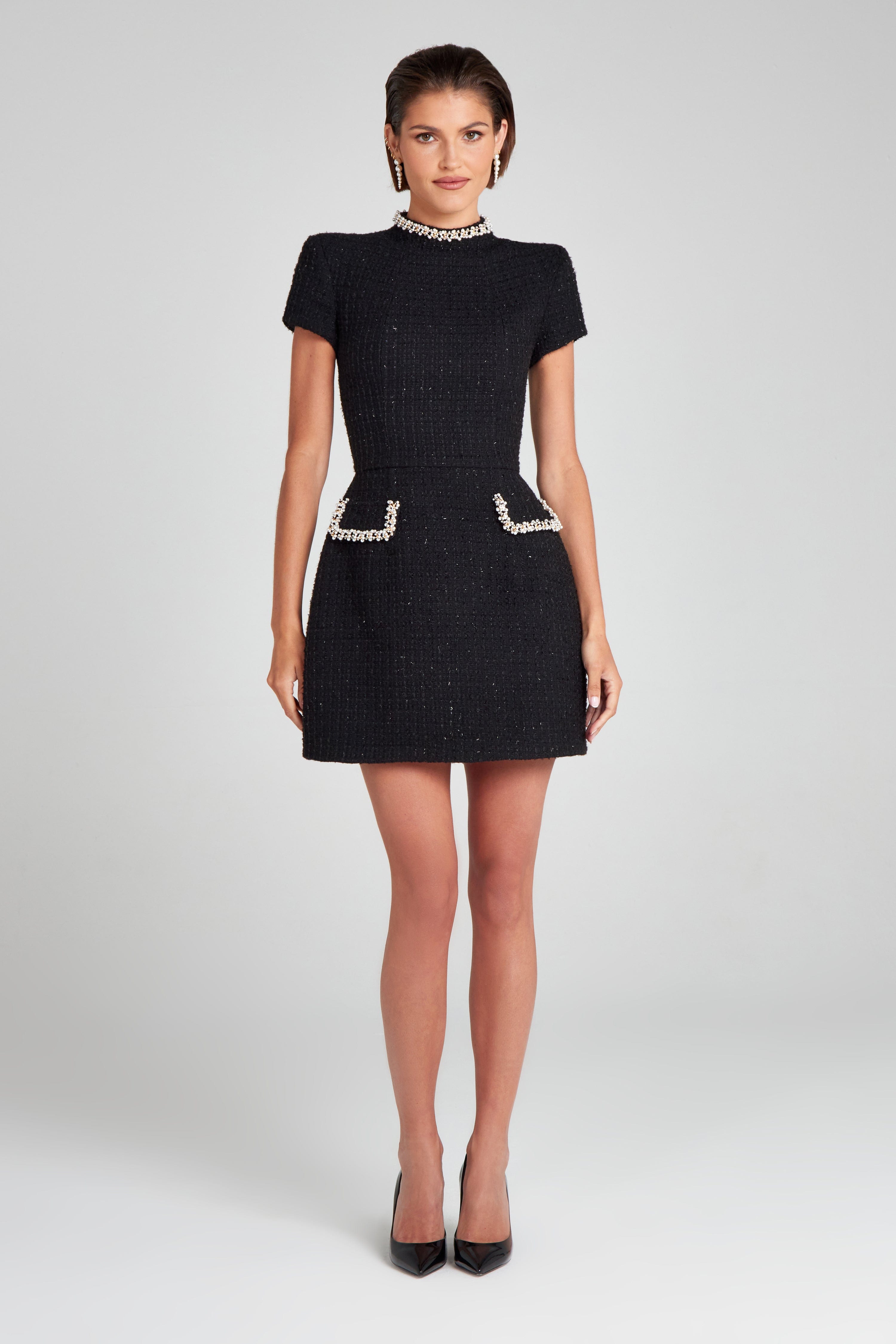 Nadine Merabi Simone Black Dress 4 Nadine Merabi Simone Black Dress 4
