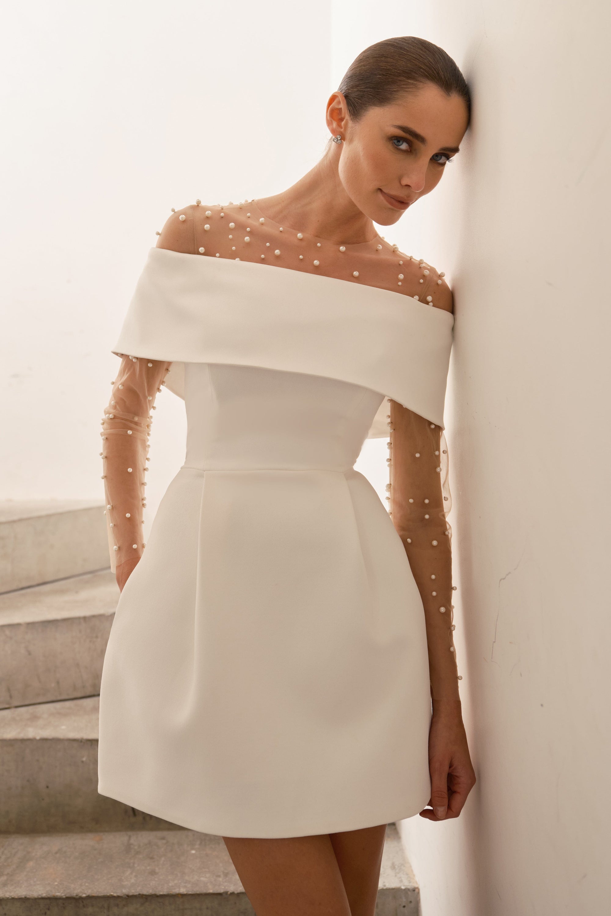 NADINE MERABI Dresses Harper White Dress