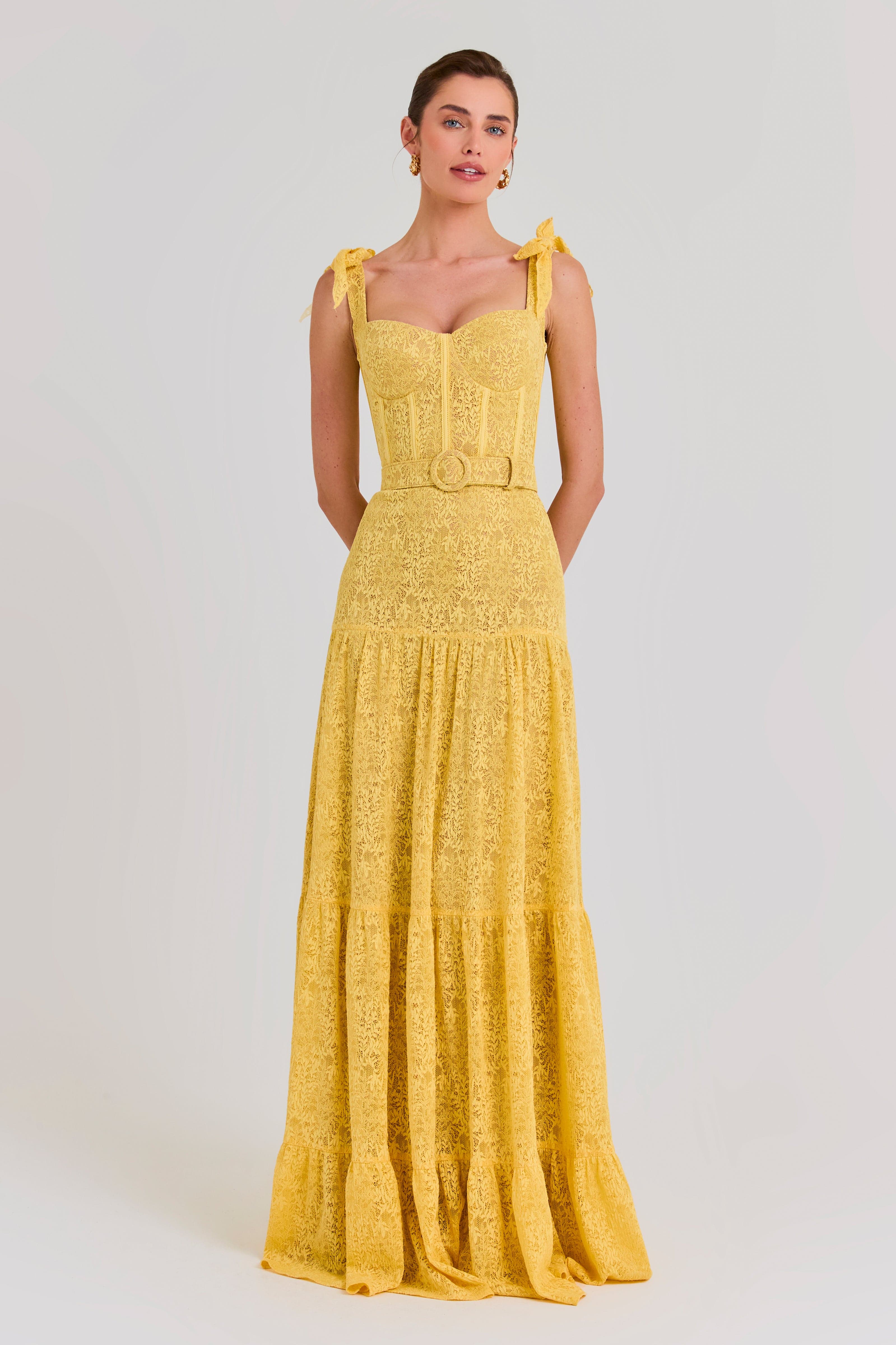 Nadine Merabi Miranda Yellow Dress 14 Nadine Merabi Miranda Yellow Dress 14
