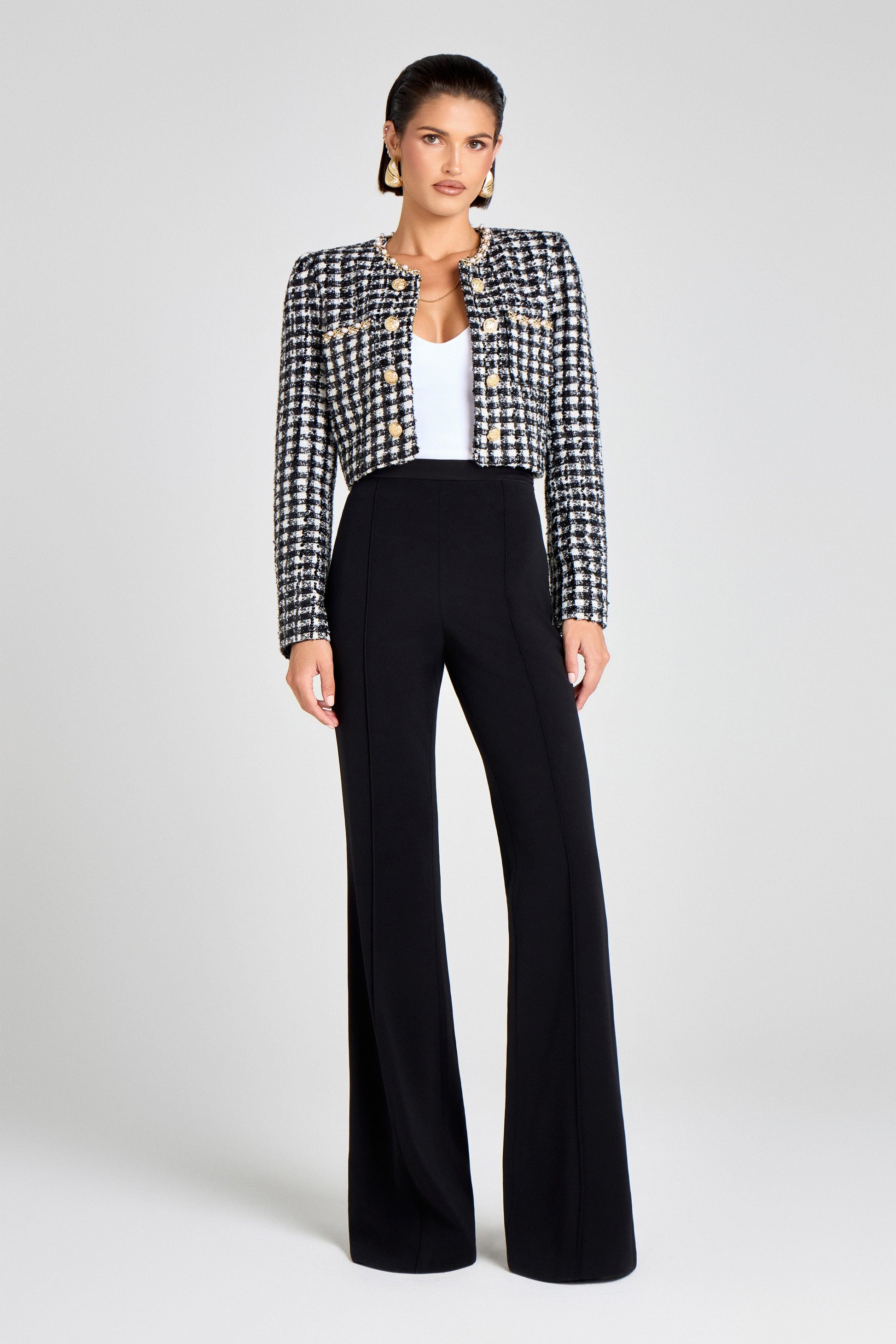 NADINE MERABI Jackets Remy Check Jacket