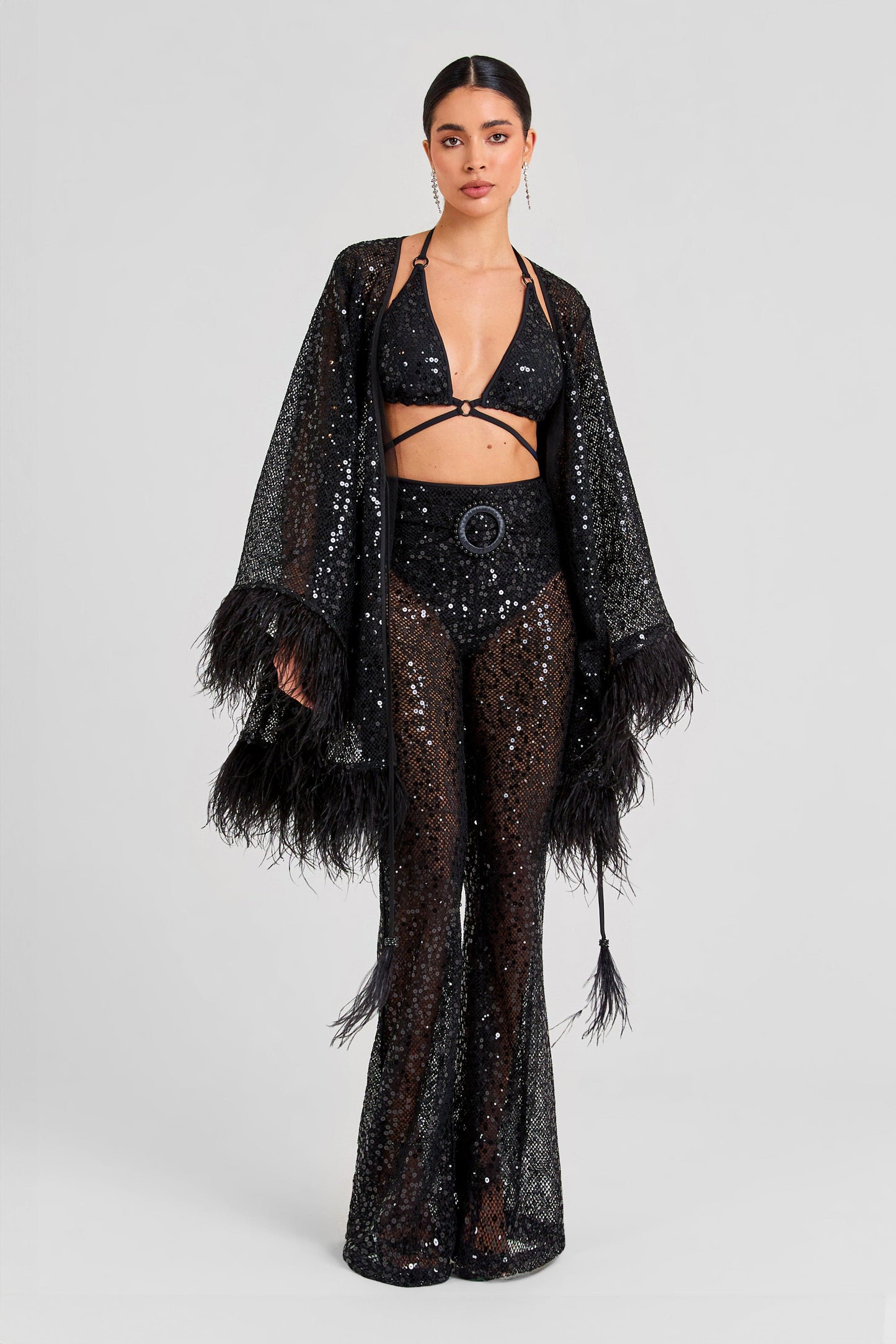 Amber Black Kaftan