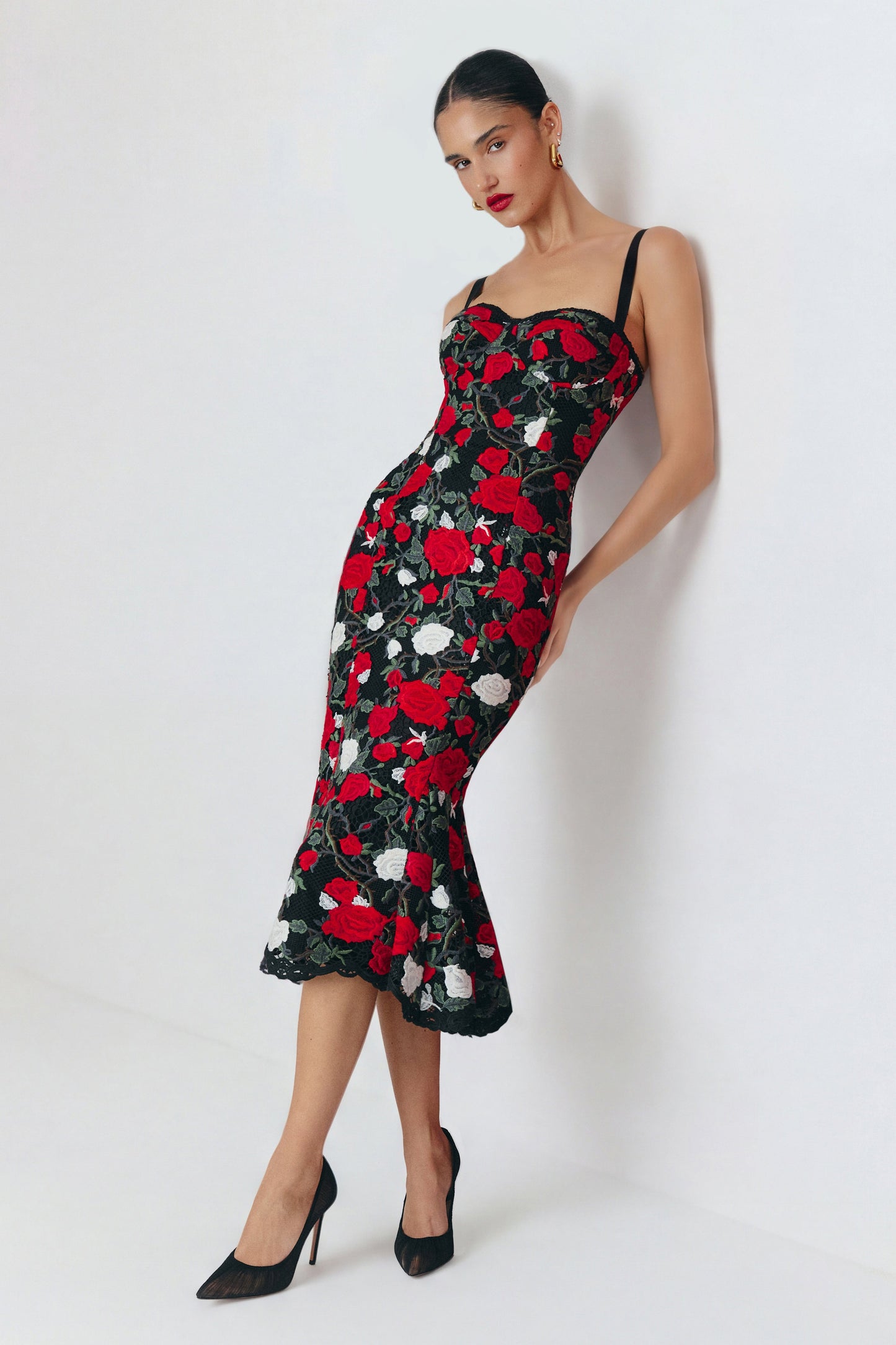 MIDI Dresses Lorena Floral Dress