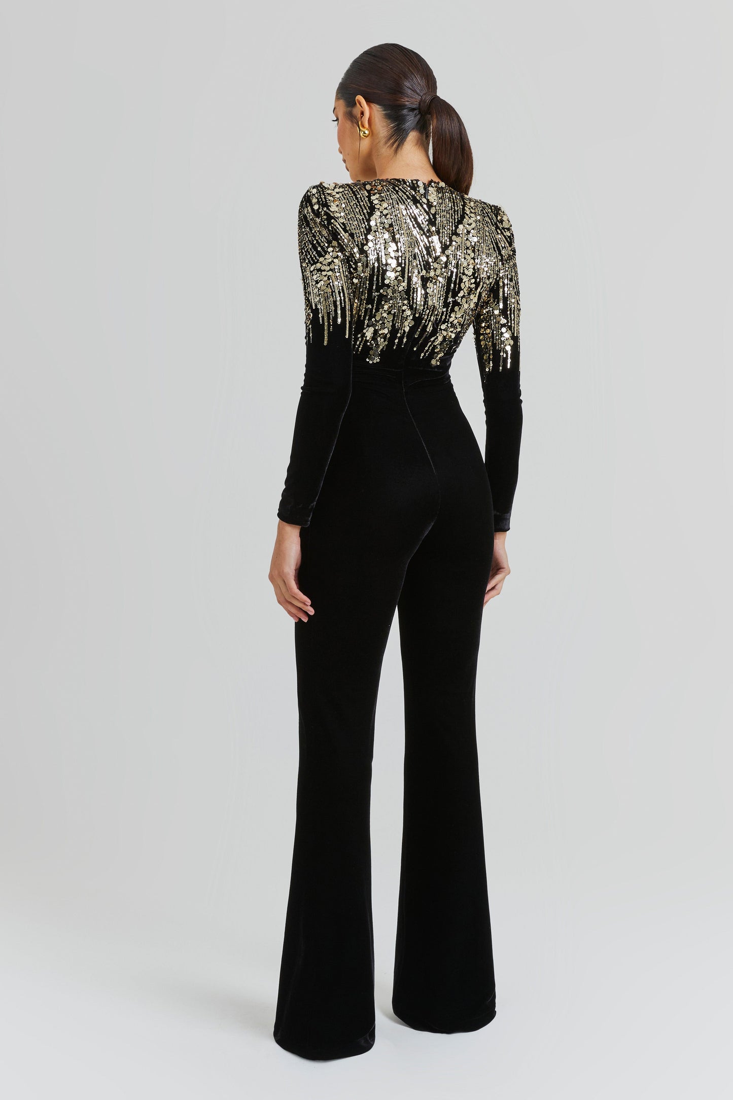 Nadine Merabi Jumpsuits Katarina Black Jumpsuit