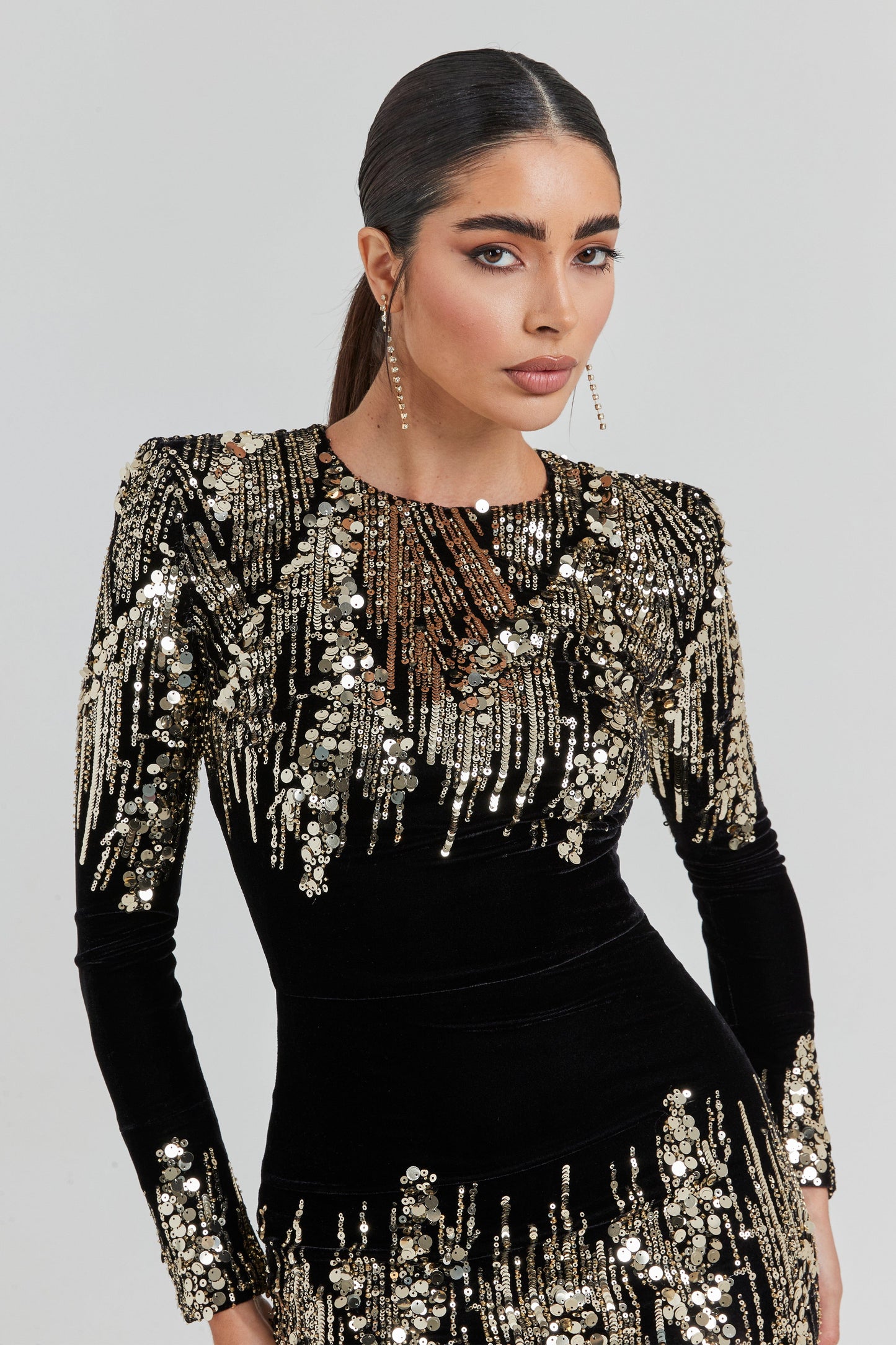 NADINE MERABI Dresses Kyra Black Dress