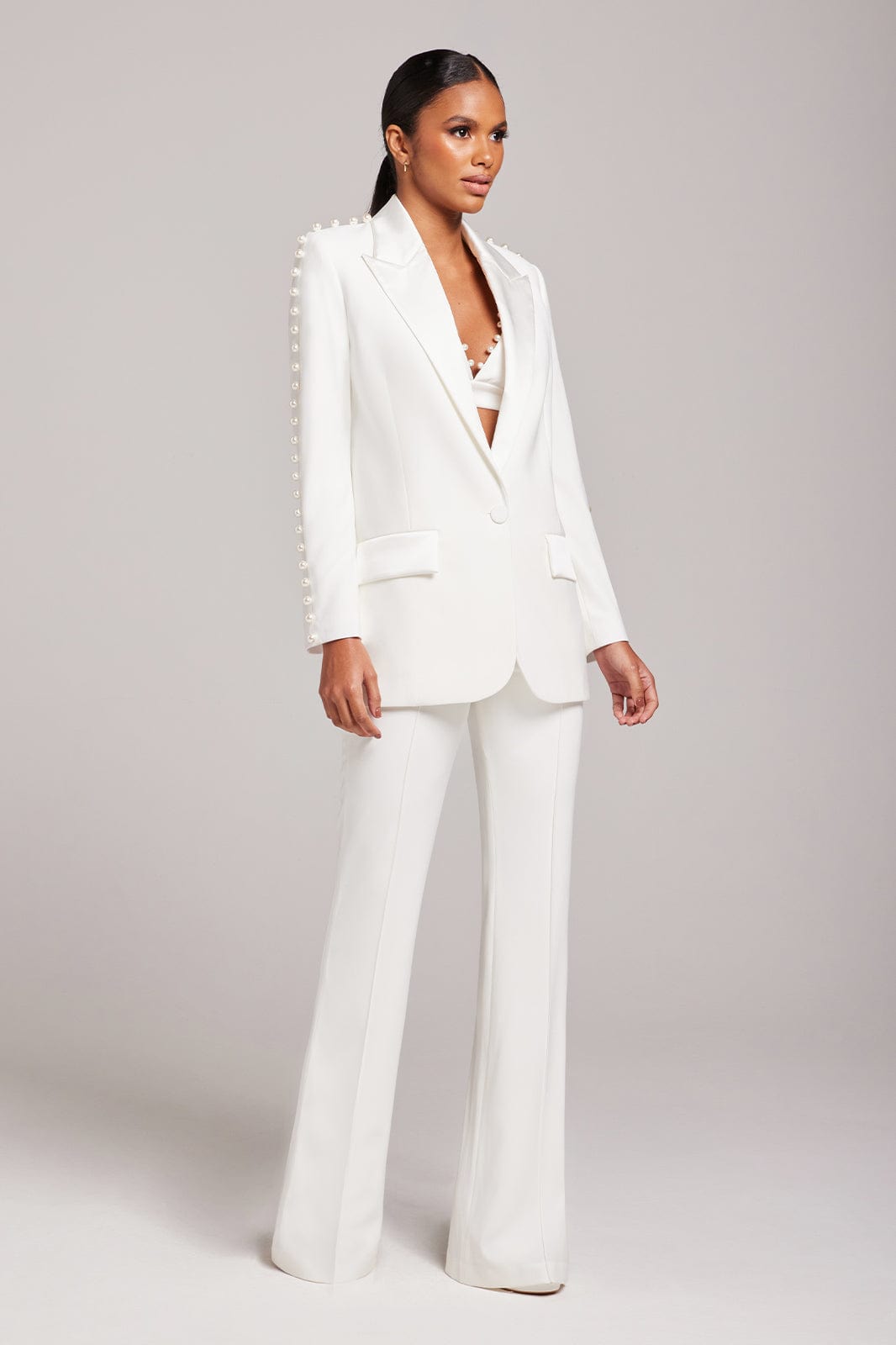 NADINE MERABI Trousers Charlotte White Pants