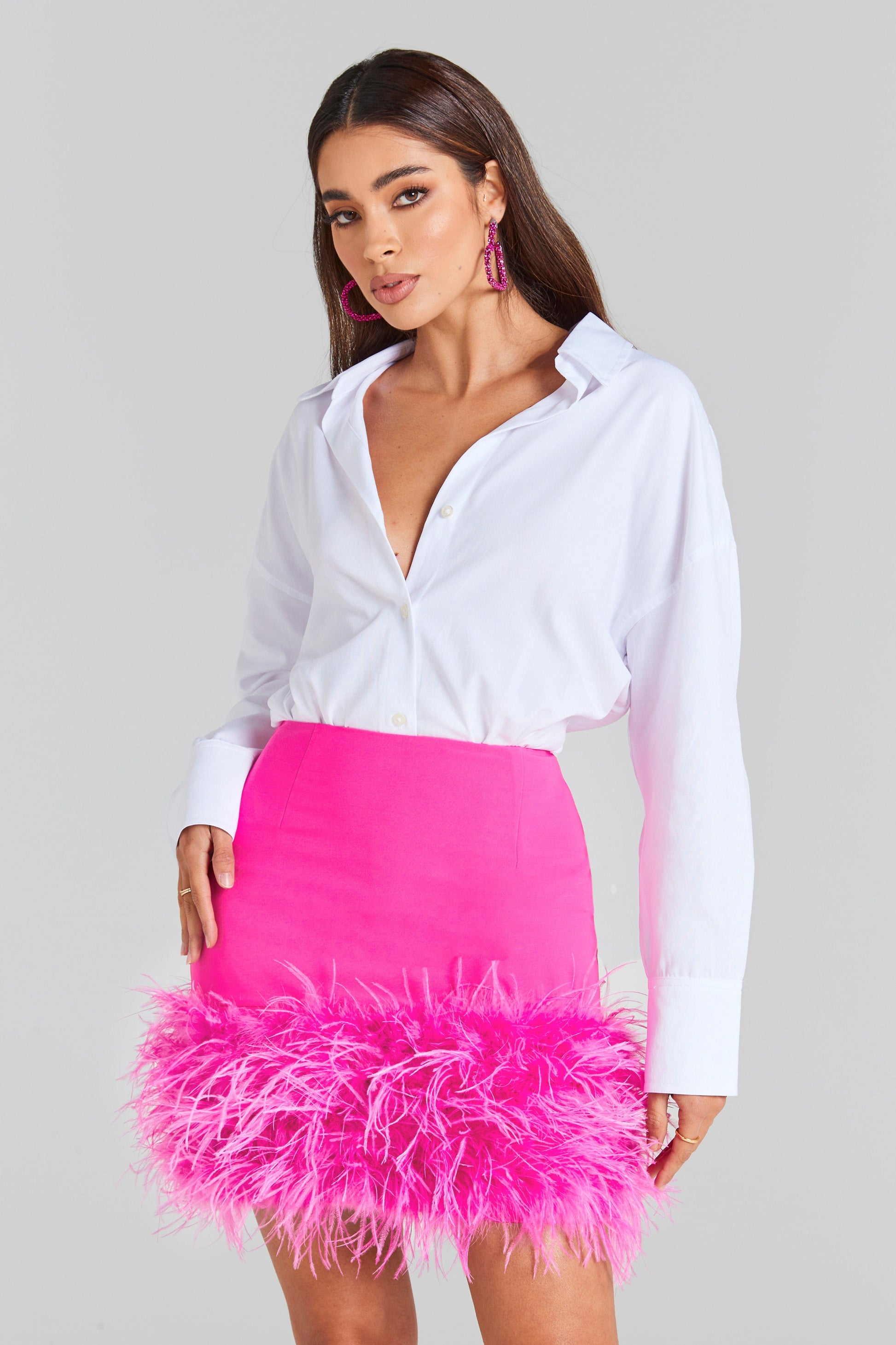 NADINE MERABI Skirts Mia Pink Skirt
