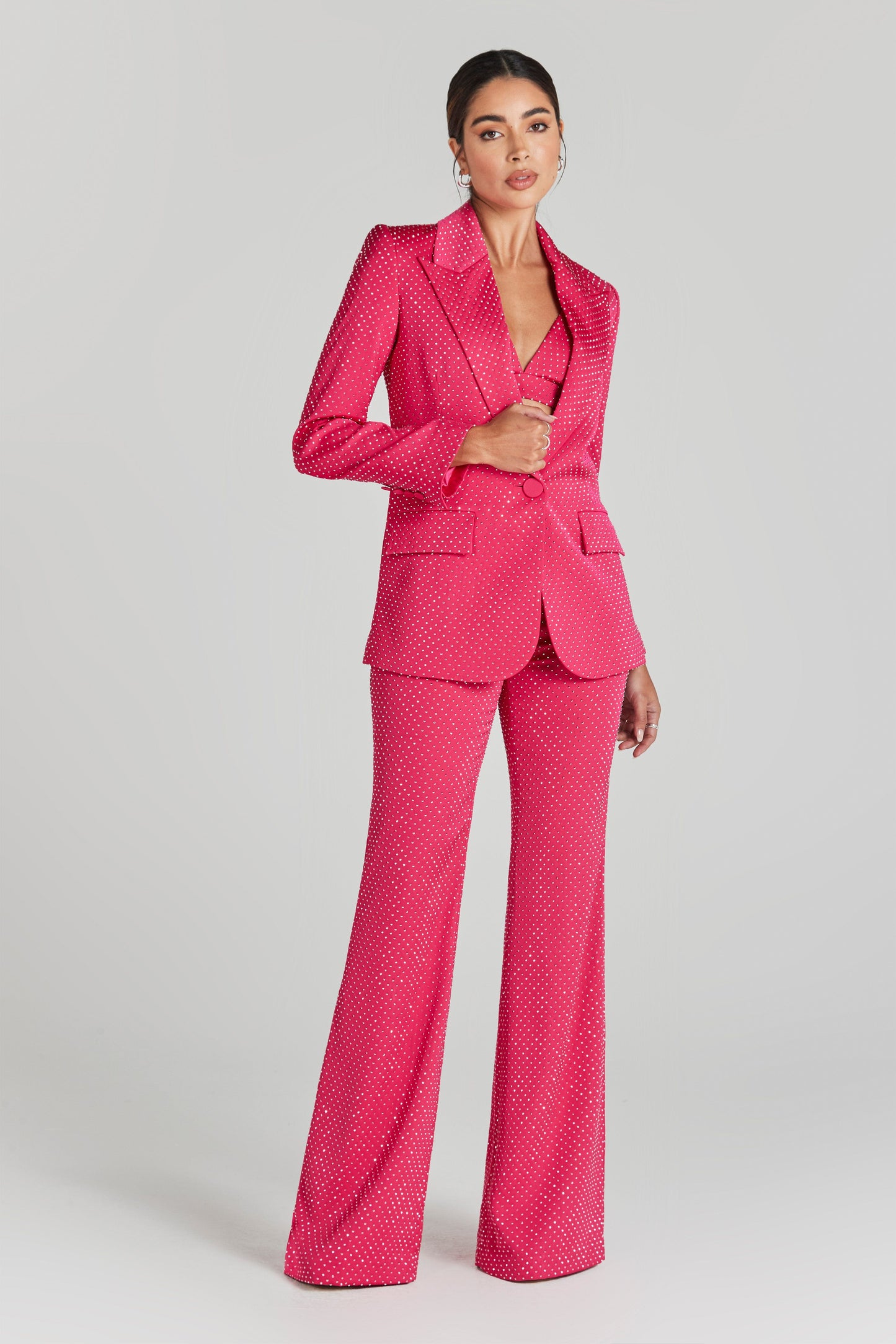 NADINE MERABI Trousers KIRA Hot Pink Pants