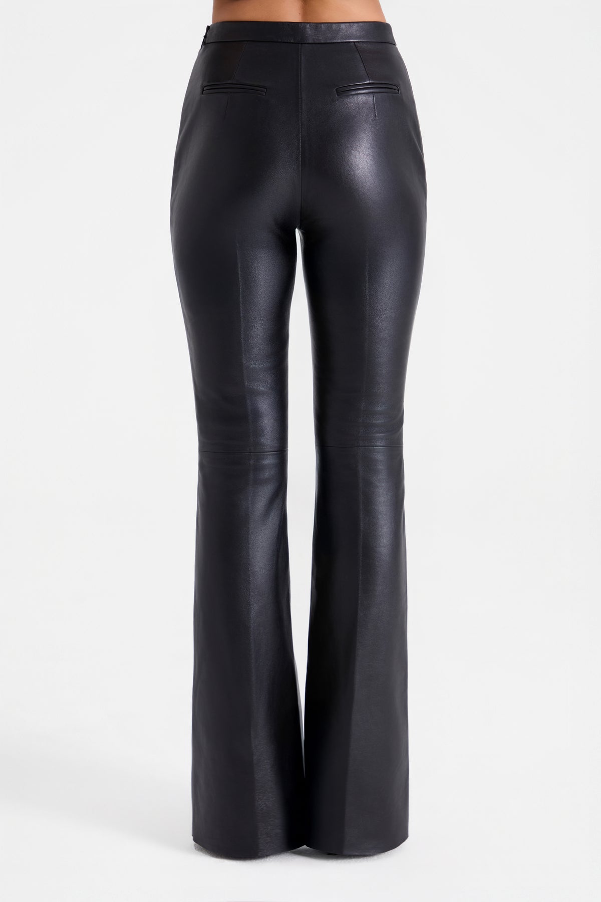 Jessie Black Leather Pants