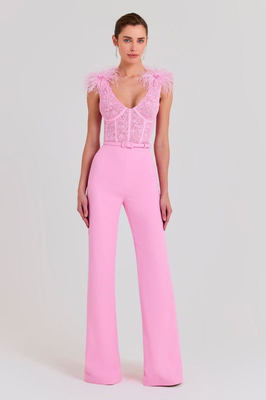 Anabelle Pink Jumpsuit