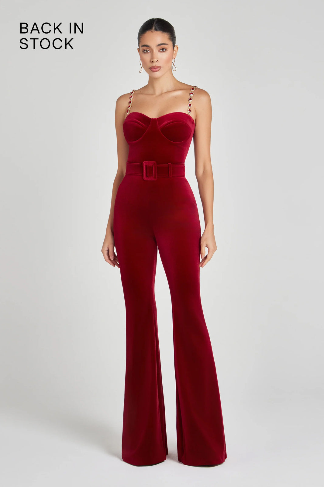 HARLEY RED JUMPSUIT