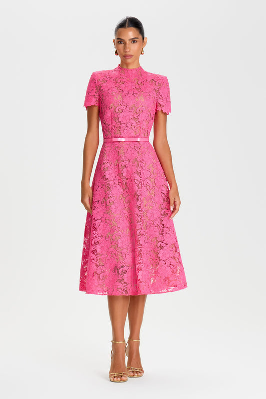 nadine merabi dress pink Leanna Pink Dress