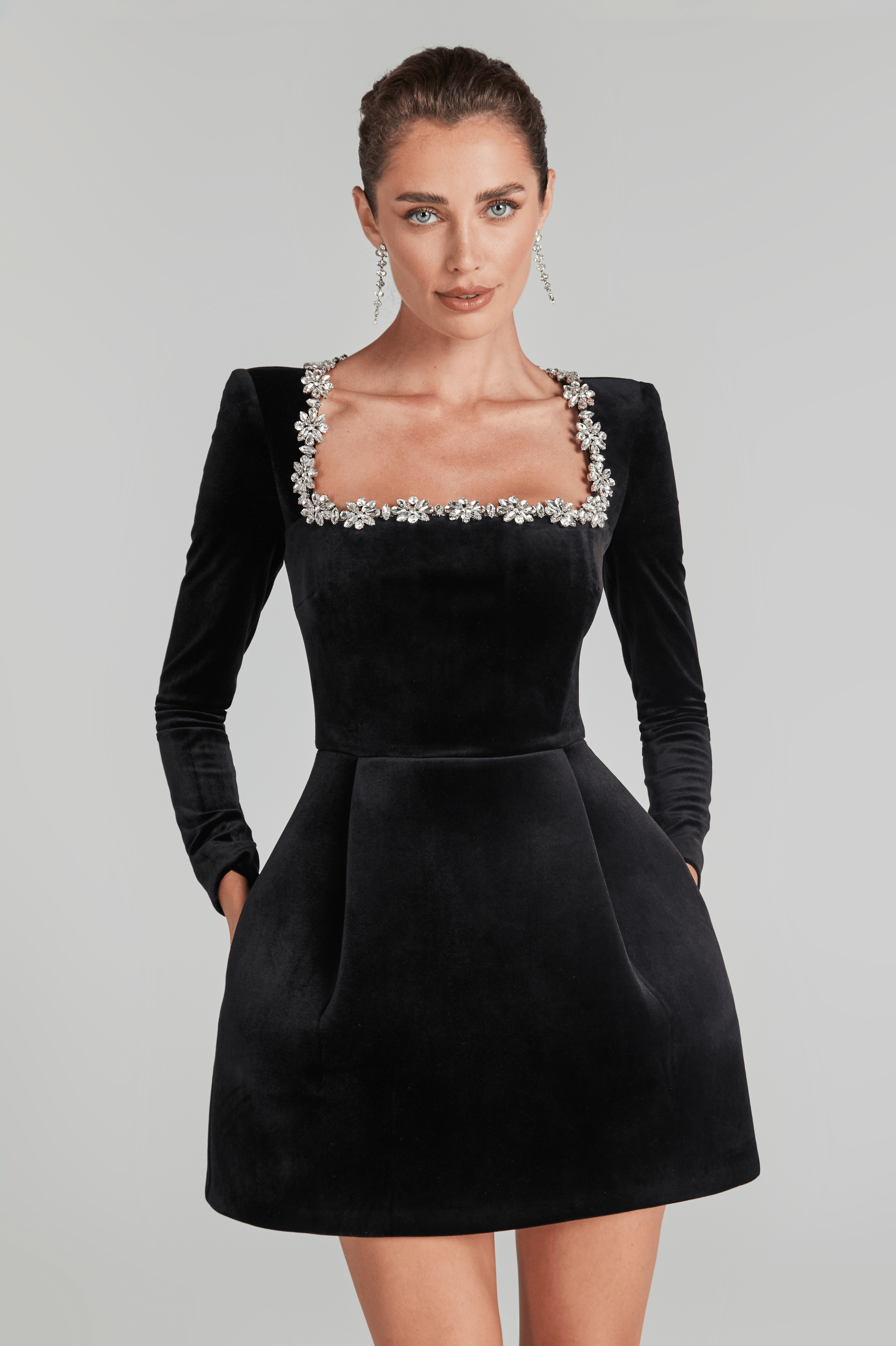 Nadine Merabi Kimberly Black Dress 14 Nadine Merabi Kimberly Black Dress 14
