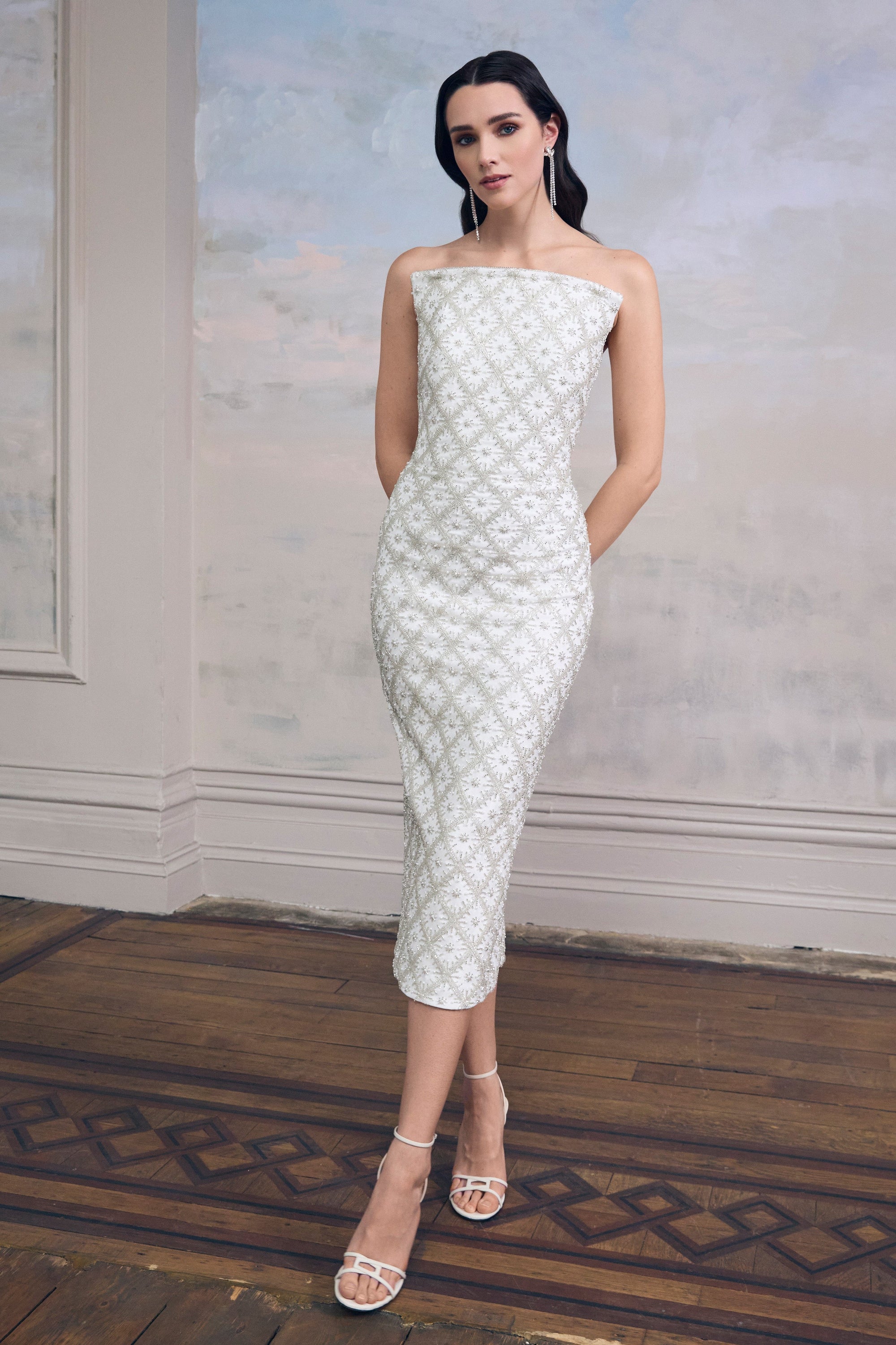 MIDI Dresses Larissa White Dress