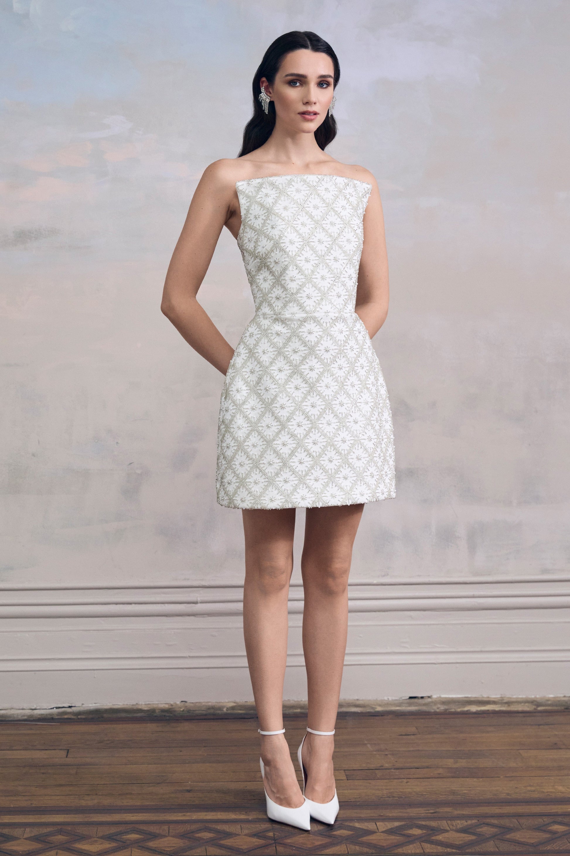 Nadine Merabi Lyla White Dress 14 Nadine Merabi Lyla White Dress 14