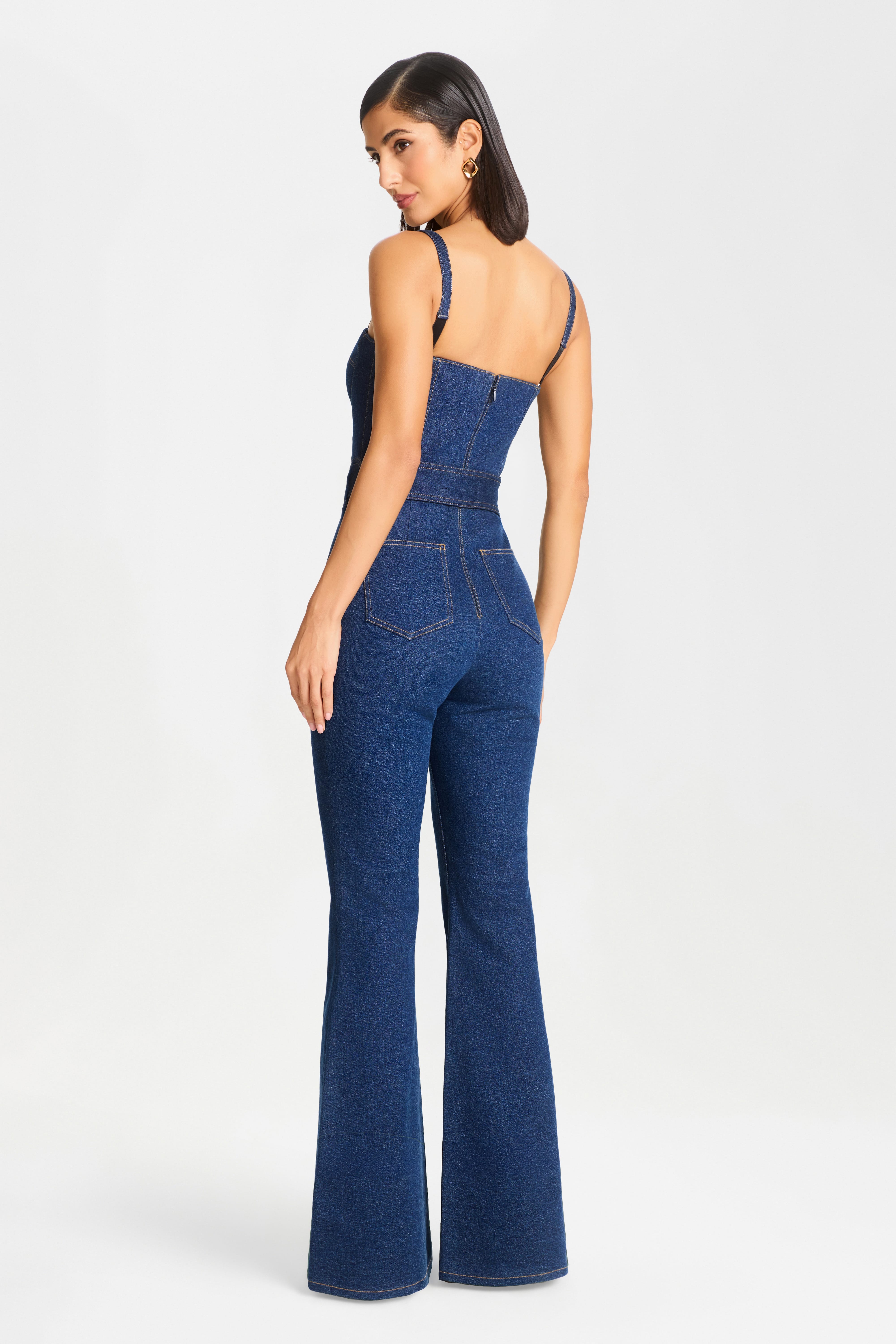 Harley Denim Jumpsuit | NADINE MERABI