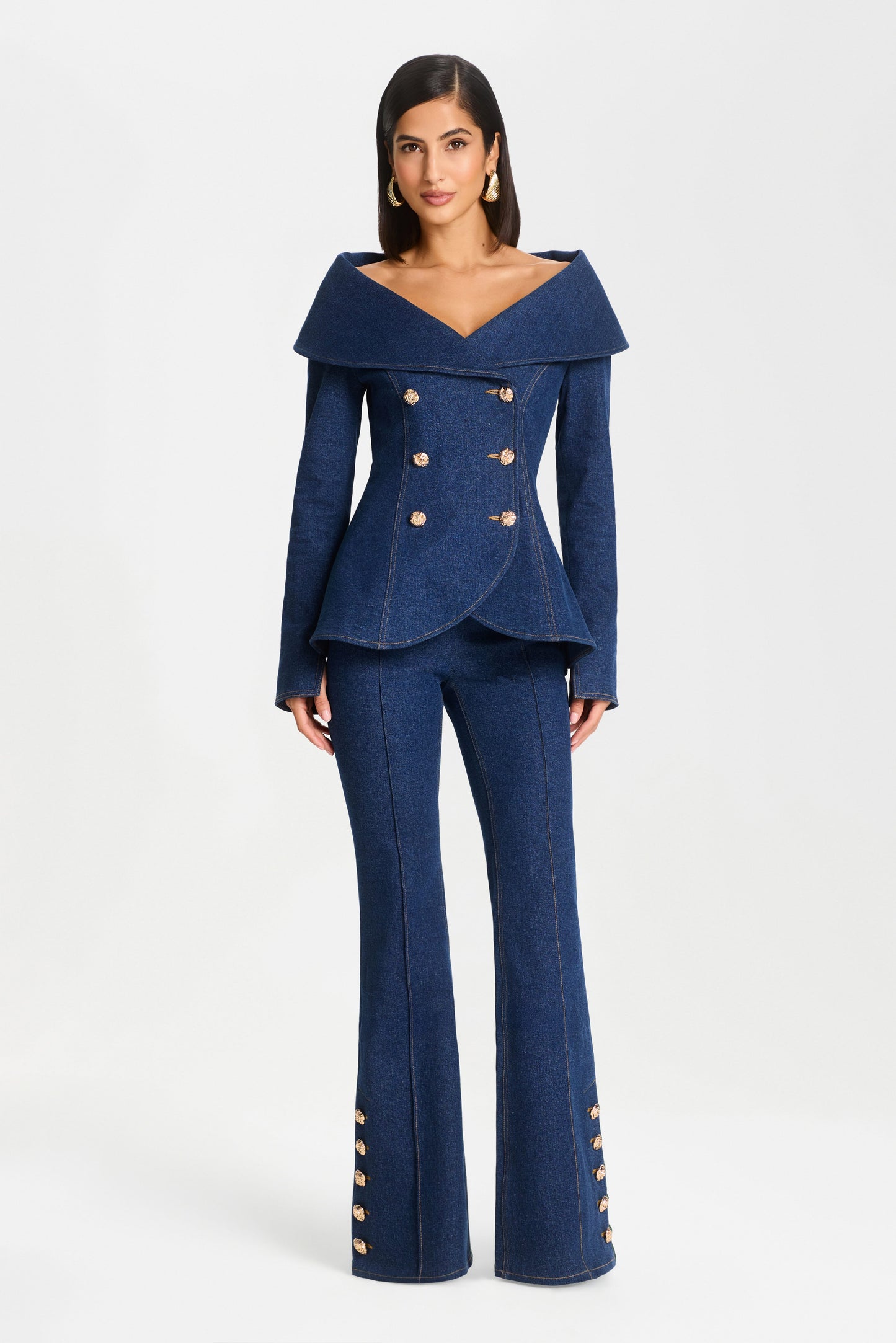 TROUSER Trousers Kendra Dark Denim Pants
