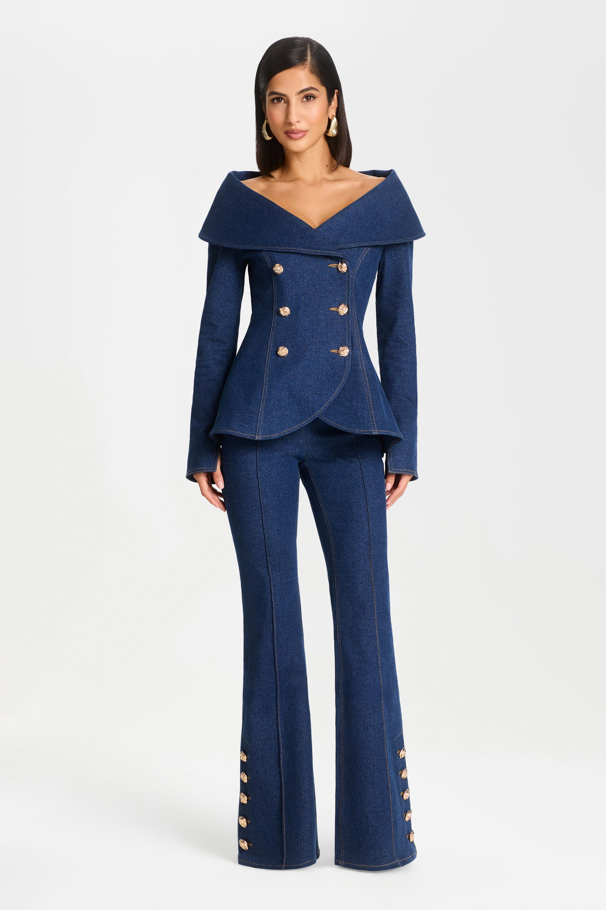 TROUSER Trousers Kendra Dark Denim Pants