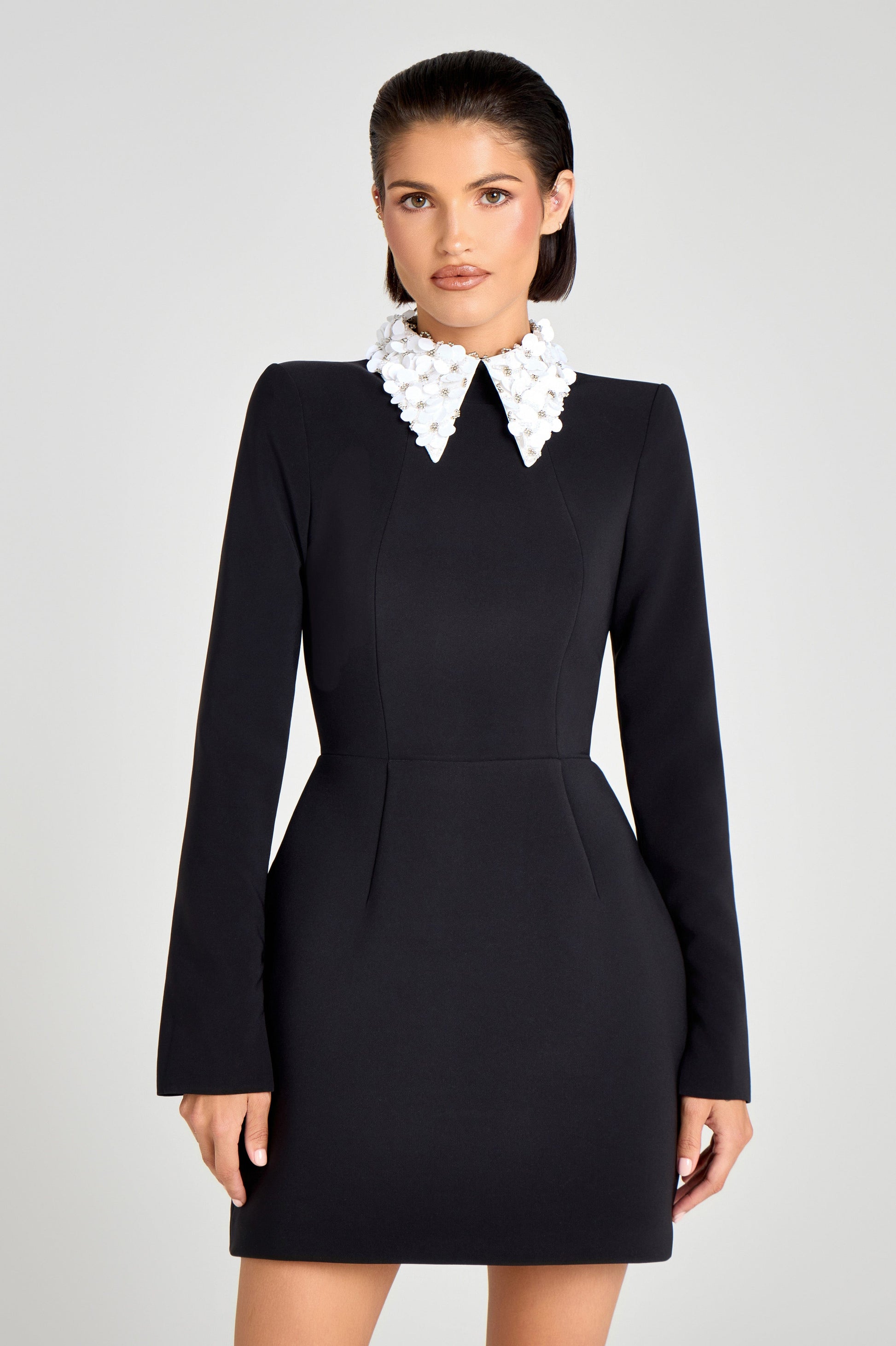 Nadine Merabi Alisha Black Dress 4 Nadine Merabi Alisha Black Dress 4