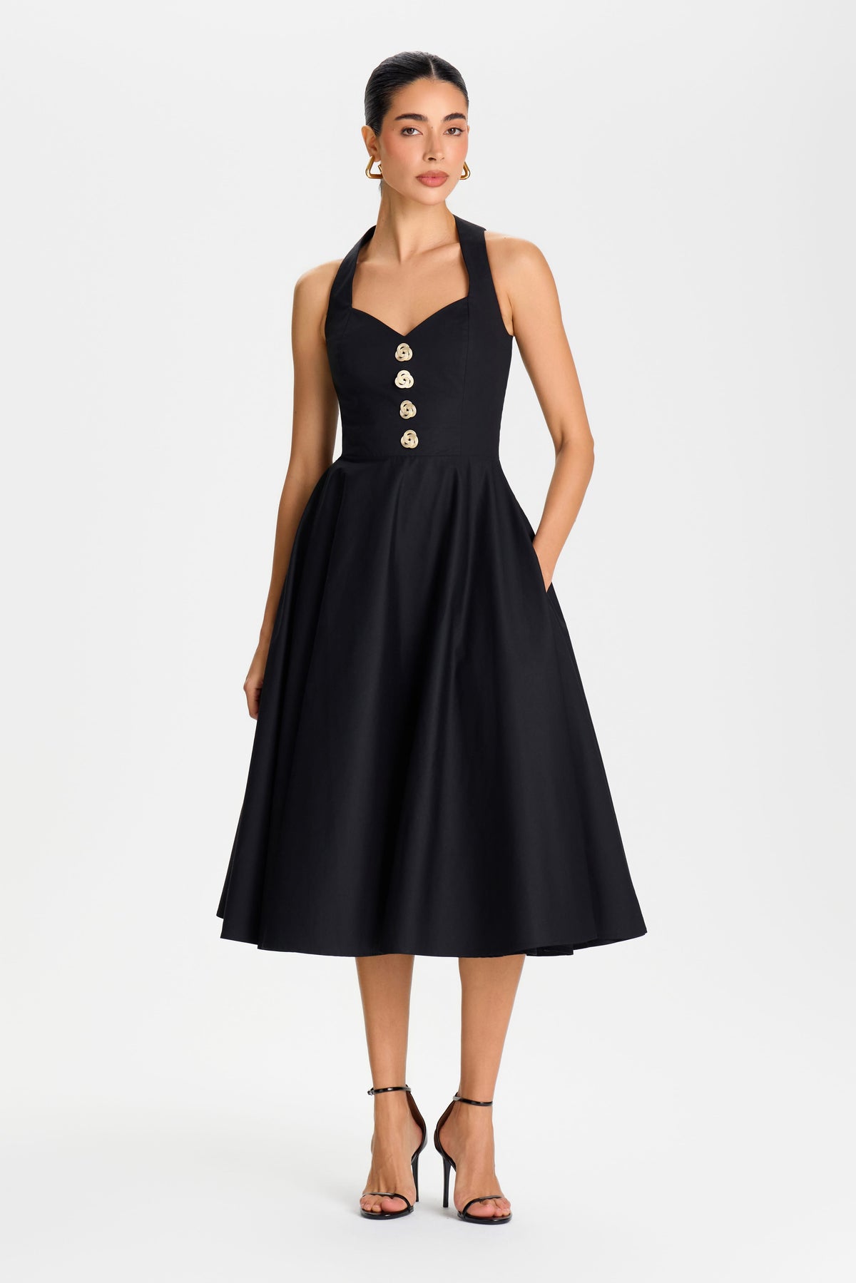 MIDI Dresses Annabelle Black Dress