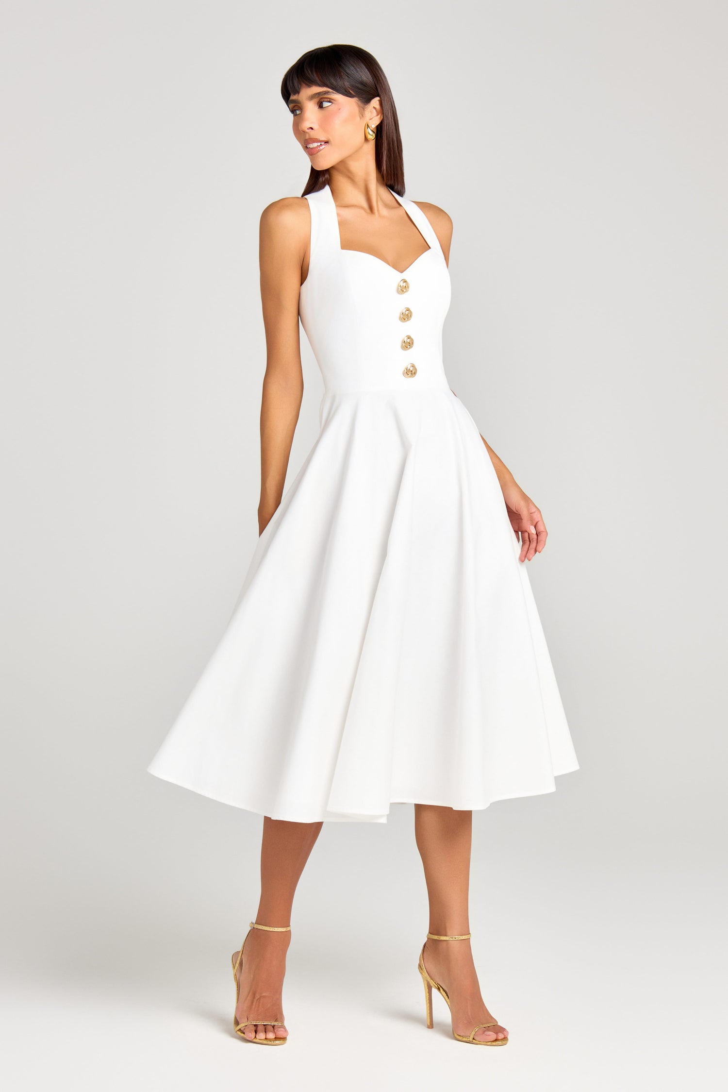 MIDI Dresses Annabelle White Dress
