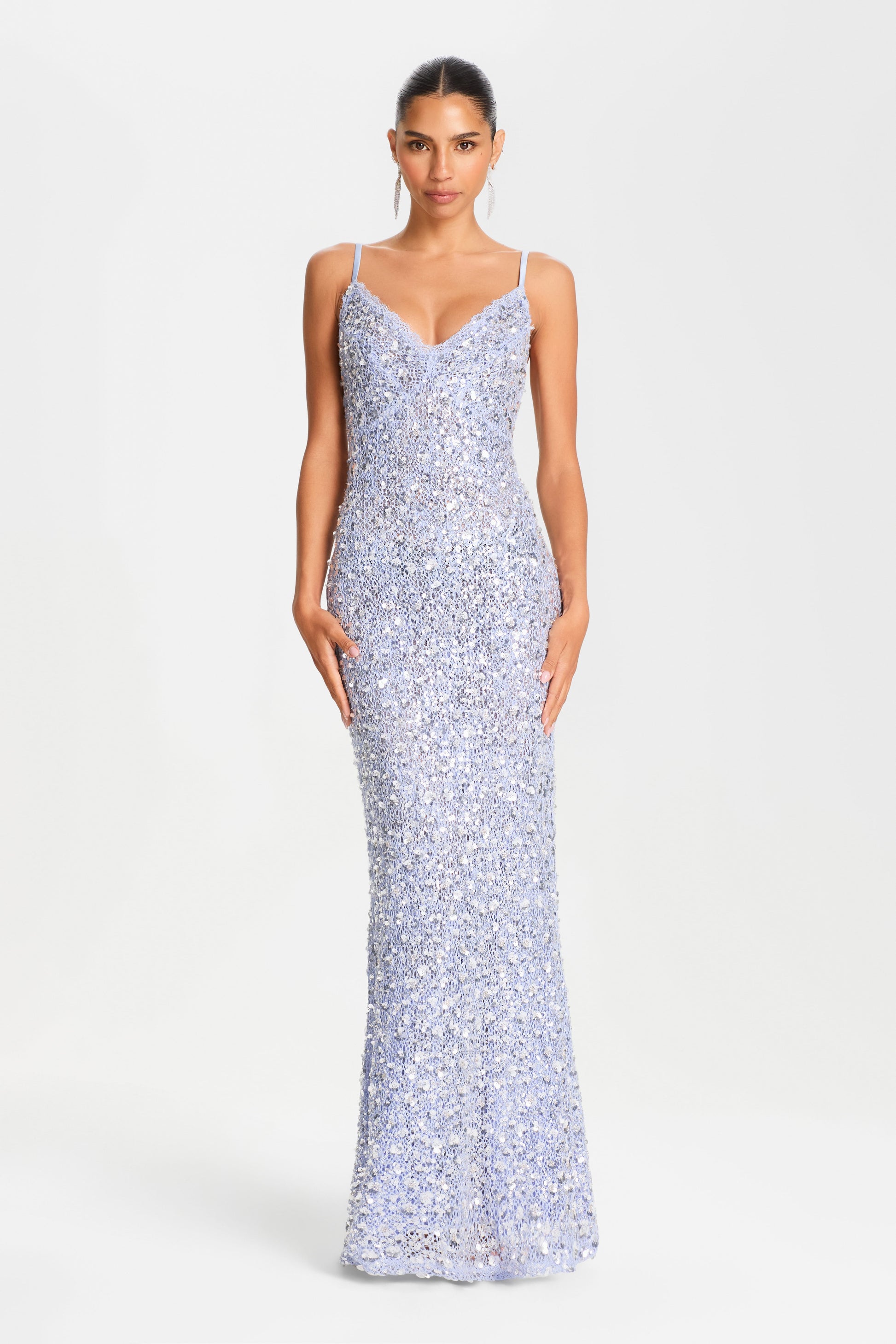 Nadine Merabi Ariana Lilac Dress 4