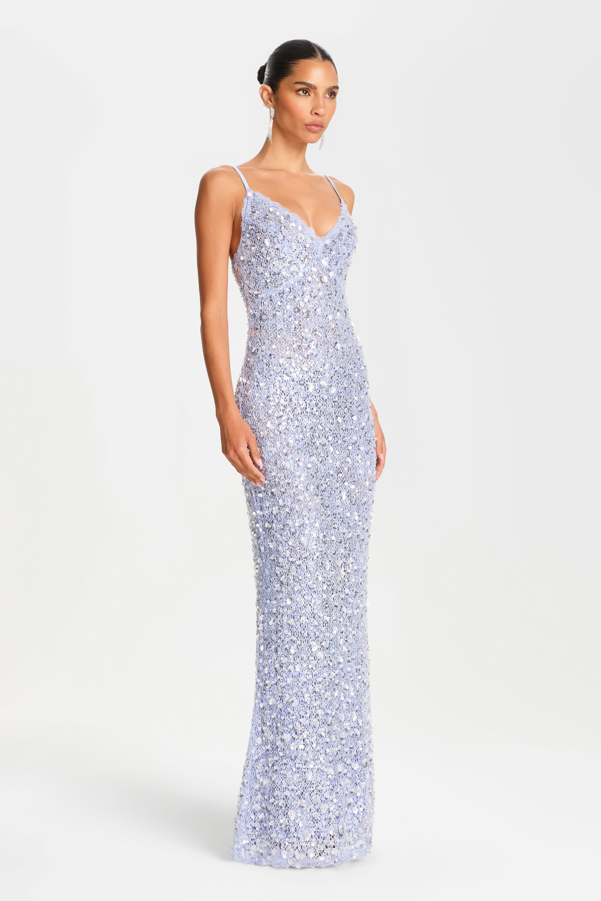 Nadine Merabi Ariana Lilac Dress 4