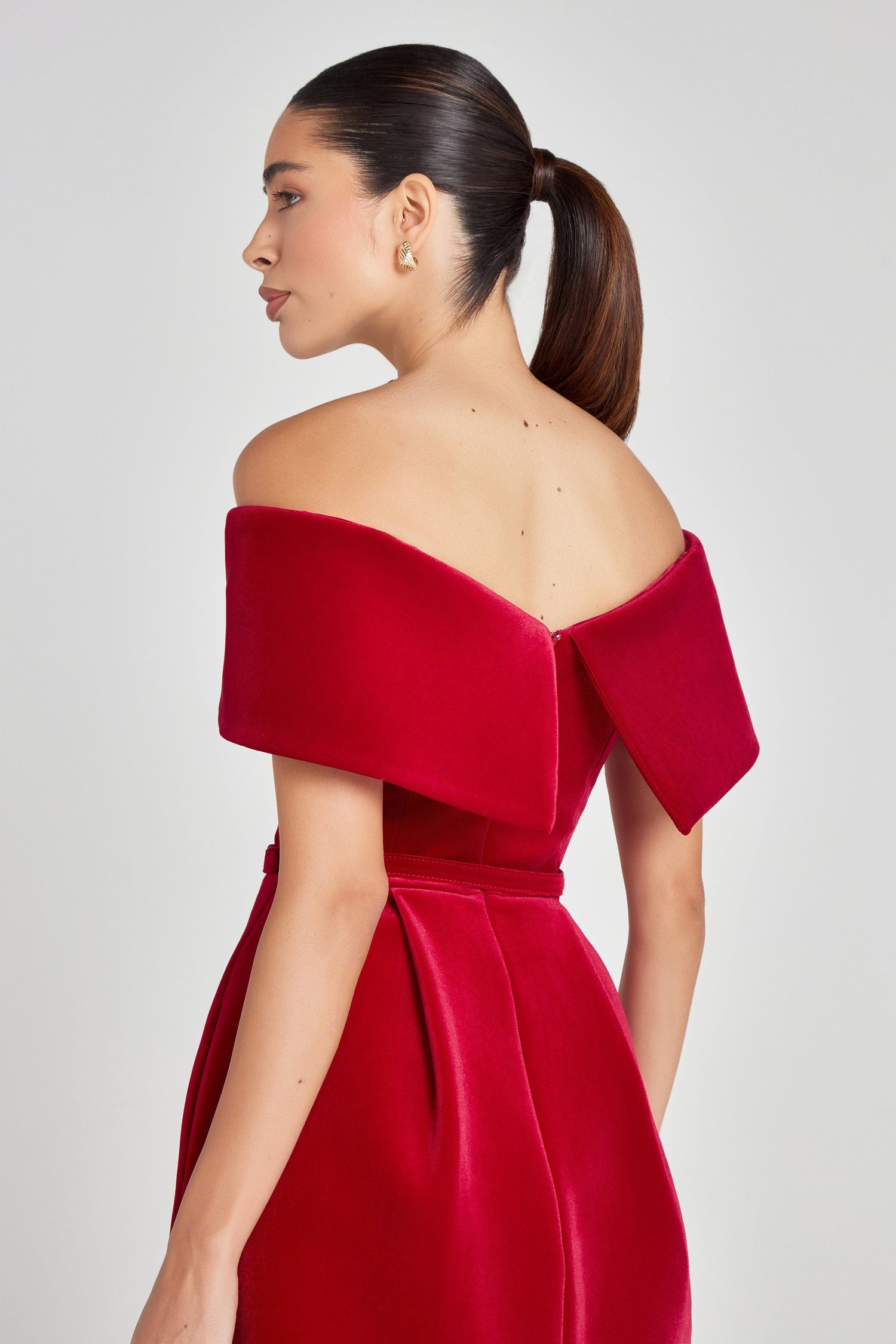 NADINE MERABI Dresses Carmen Red Dress