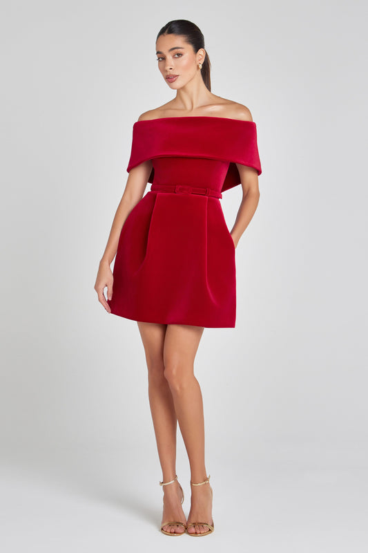 NADINE MERABI Dresses Carmen Red Dress