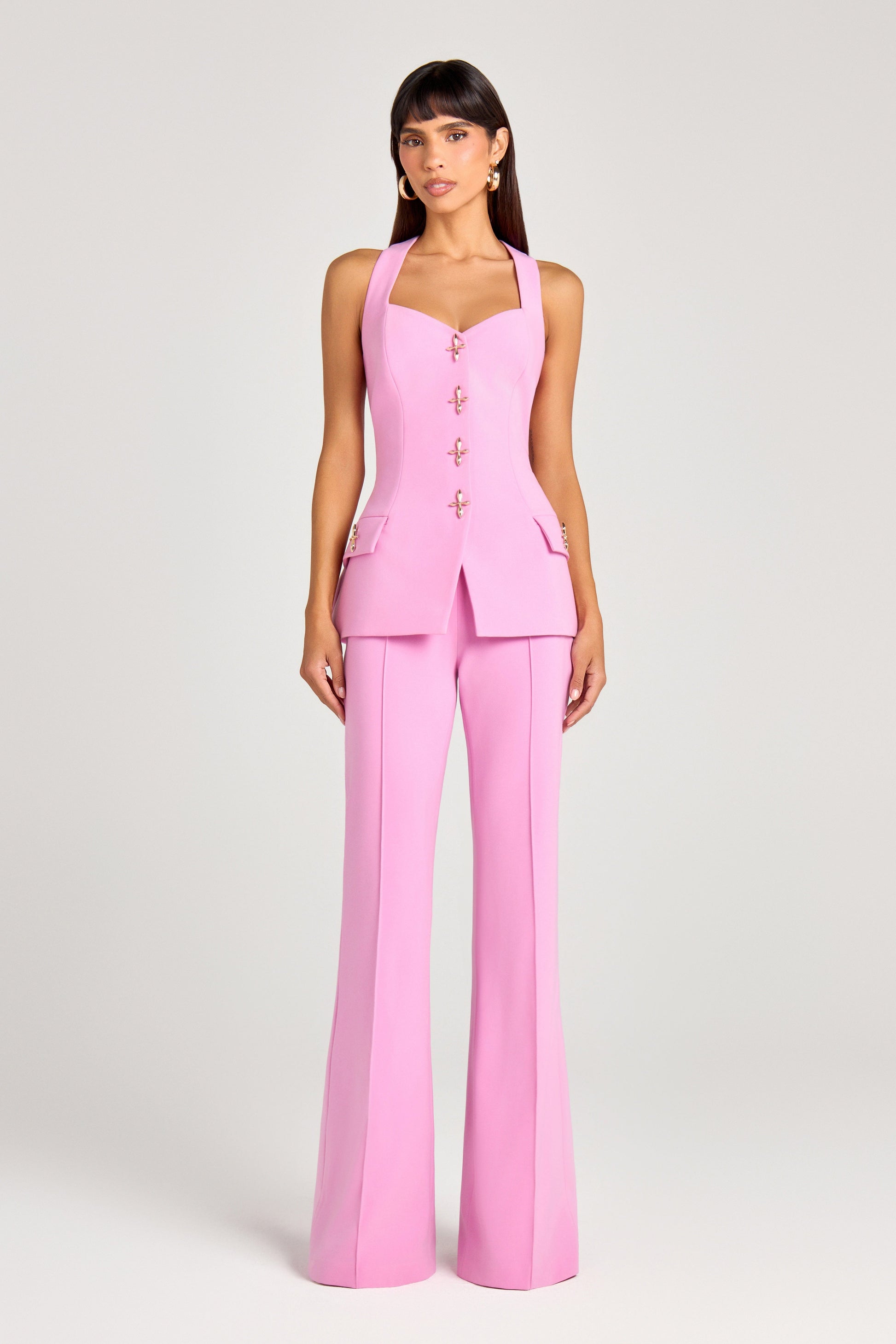 Nadine Merabi Charlotte Pink Pants 6
