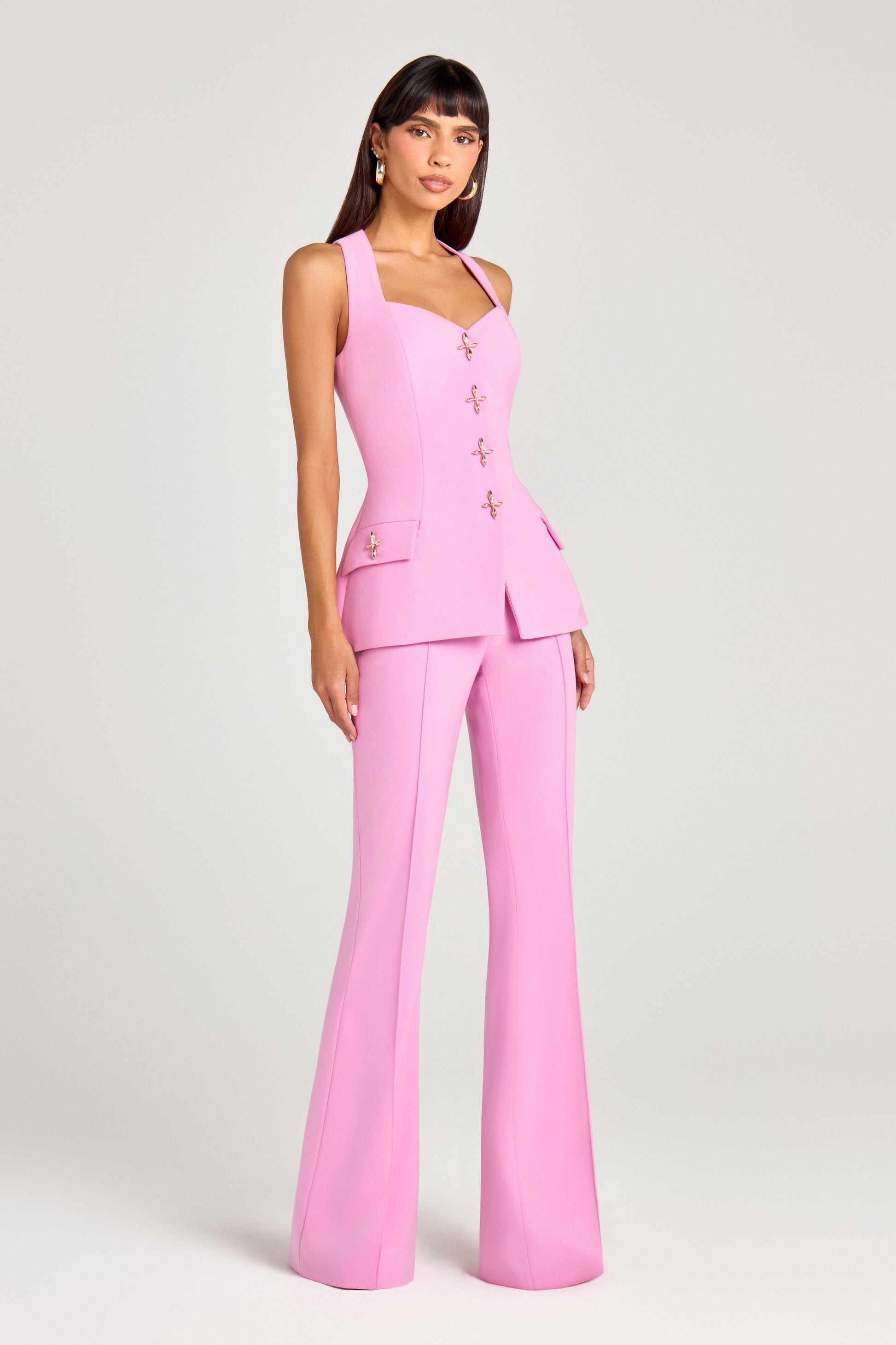 Nadine Merabi Charlotte Pink Pants 10