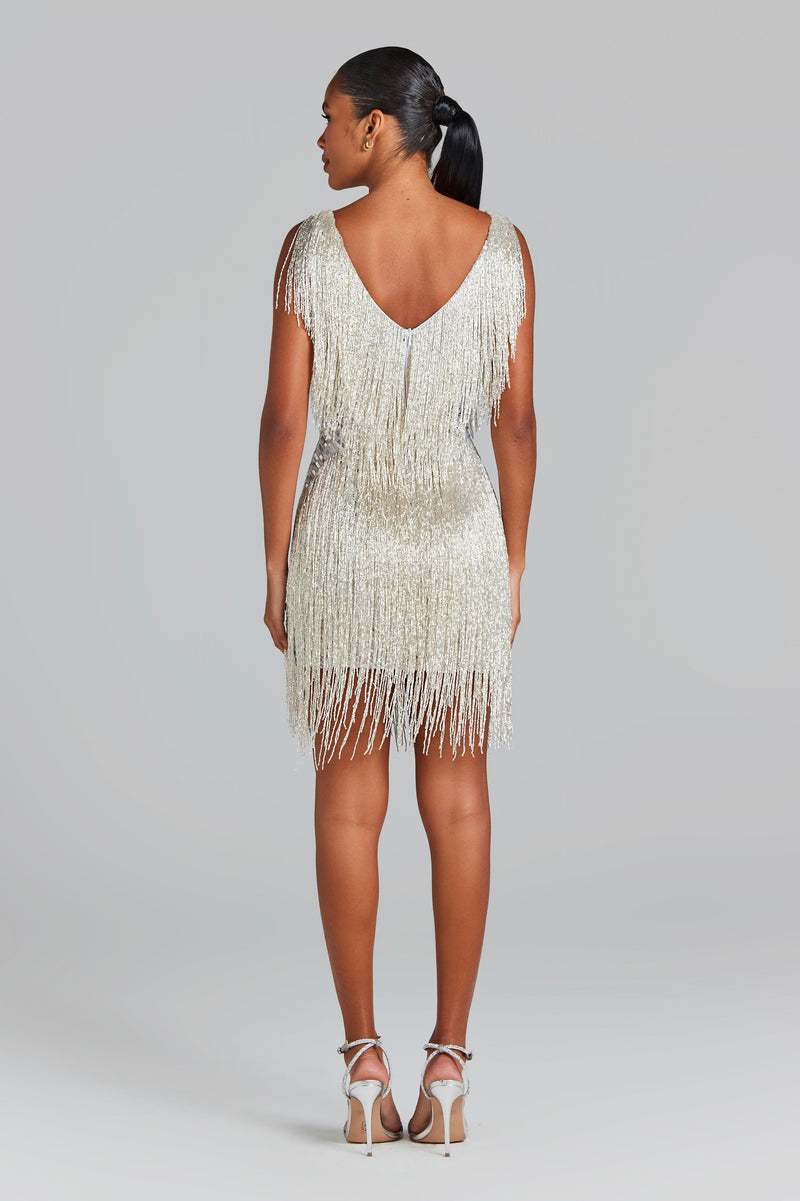 Sadie Silver Dress
