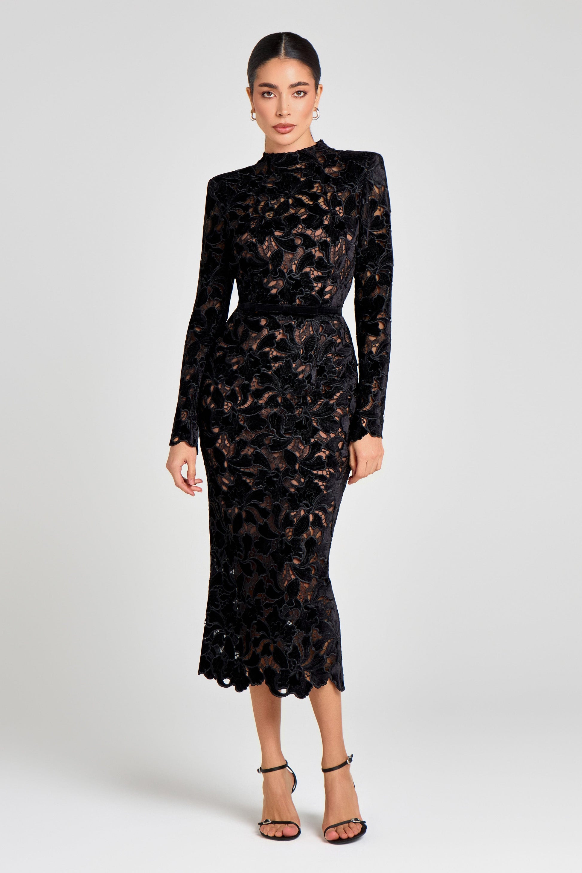 Diane Black Dress | NADINE MERABI Diane Black Dress | NADINE MERABI