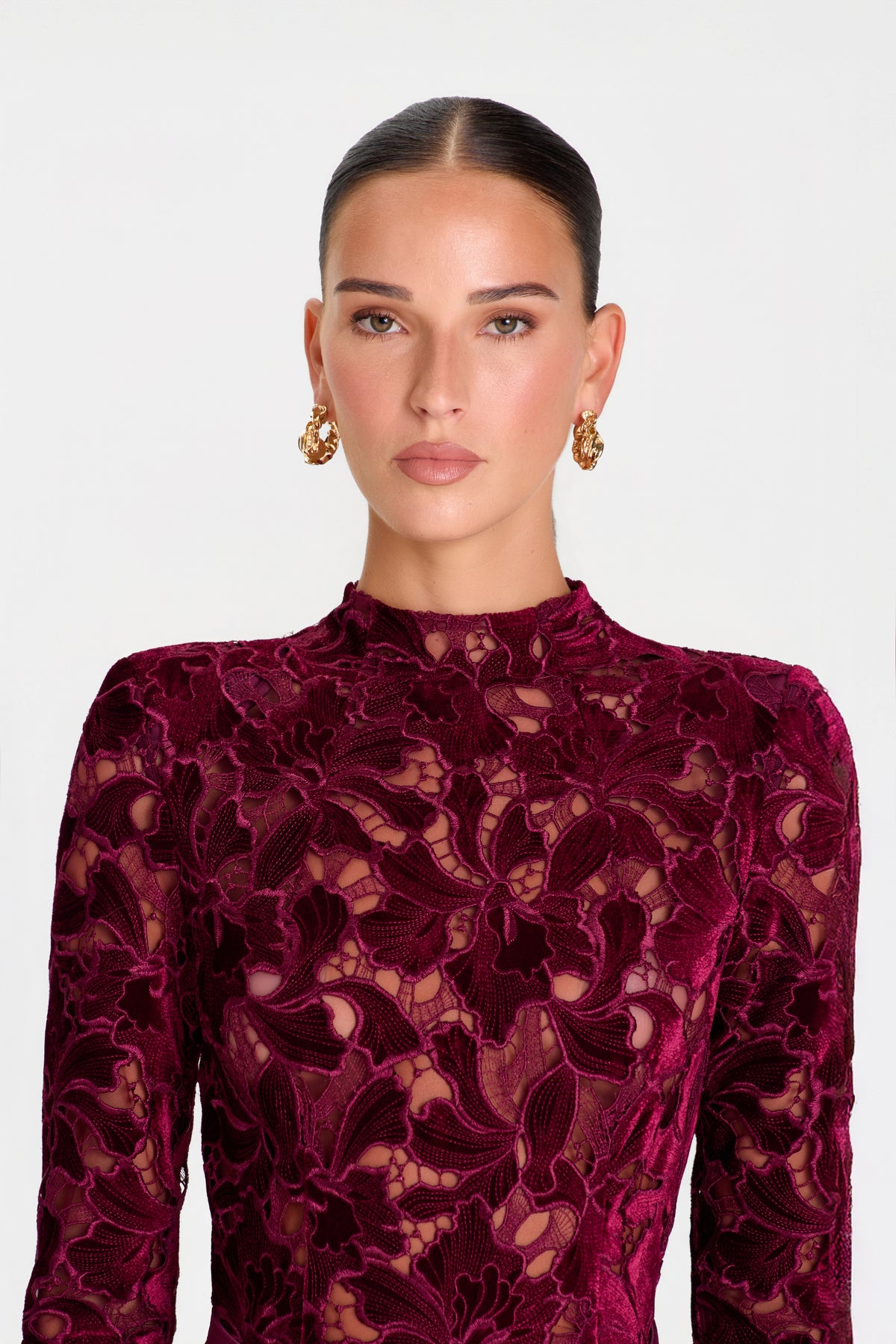 ELEANOR BURGUNDY JUMPSUIT