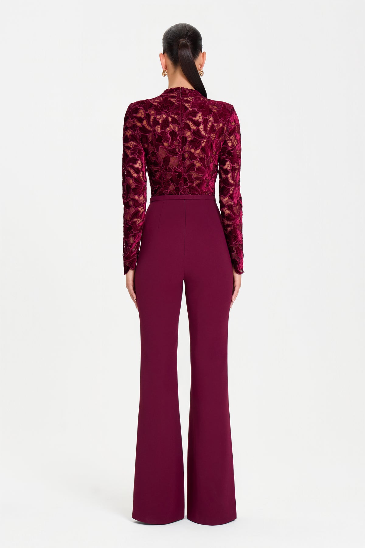 ELEANOR BURGUNDY JUMPSUIT