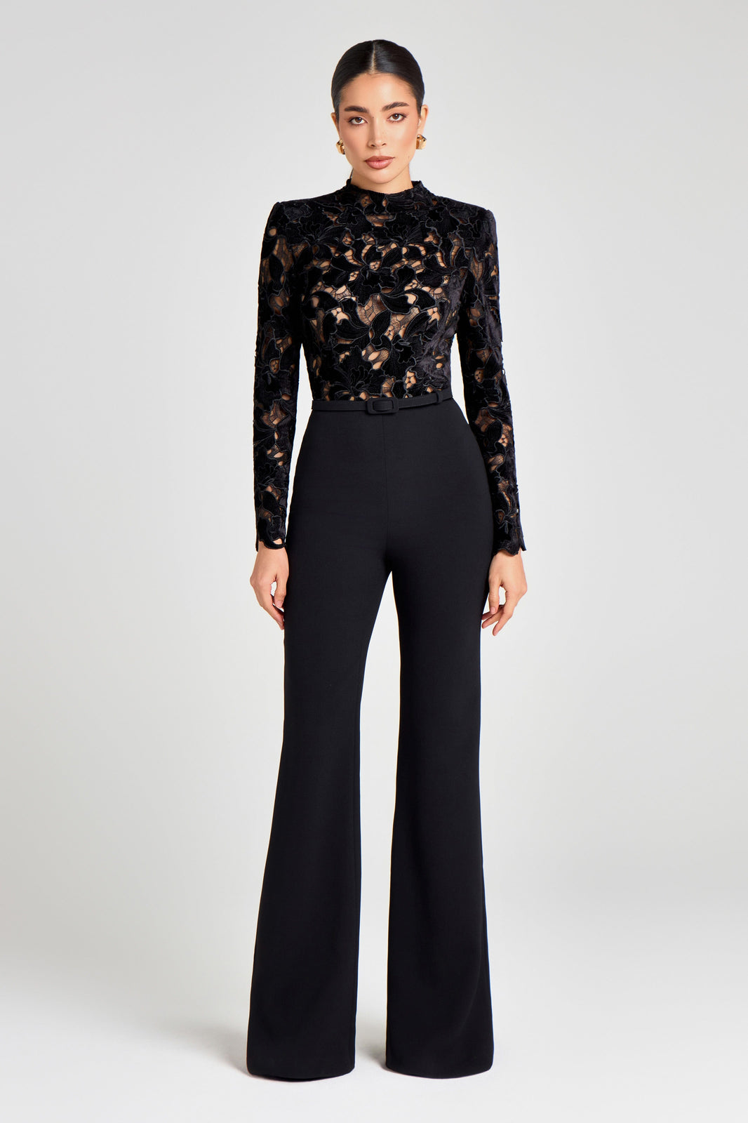 NADINE MERABI Jumpsuits Eleanor Black Jumpsuit
