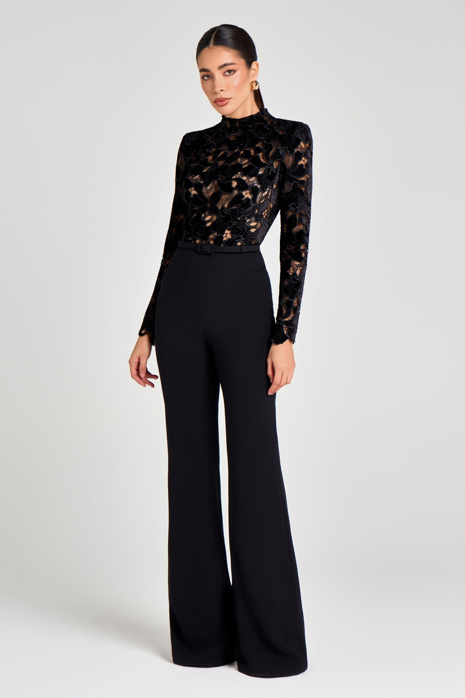 NADINE MERABI Jumpsuits Eleanor Black Jumpsuit