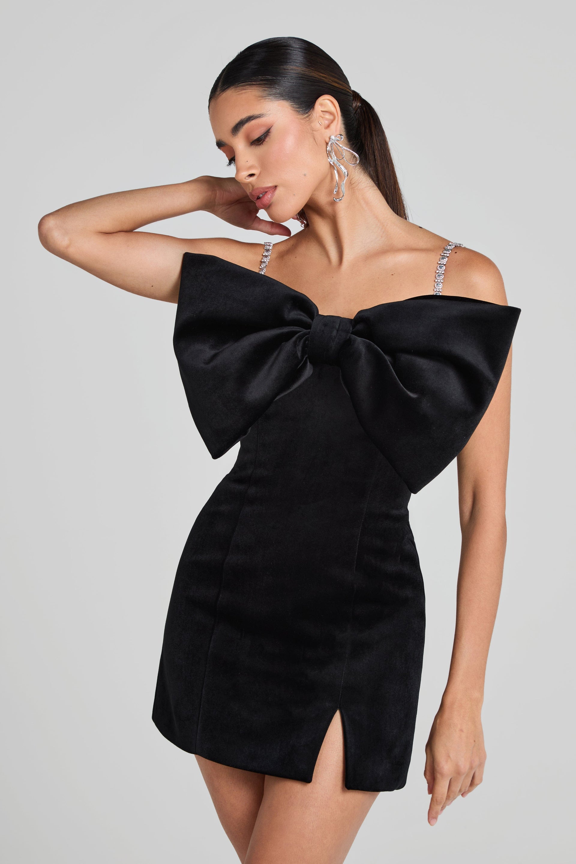 black velvet elodie dress Elodie Black Dress