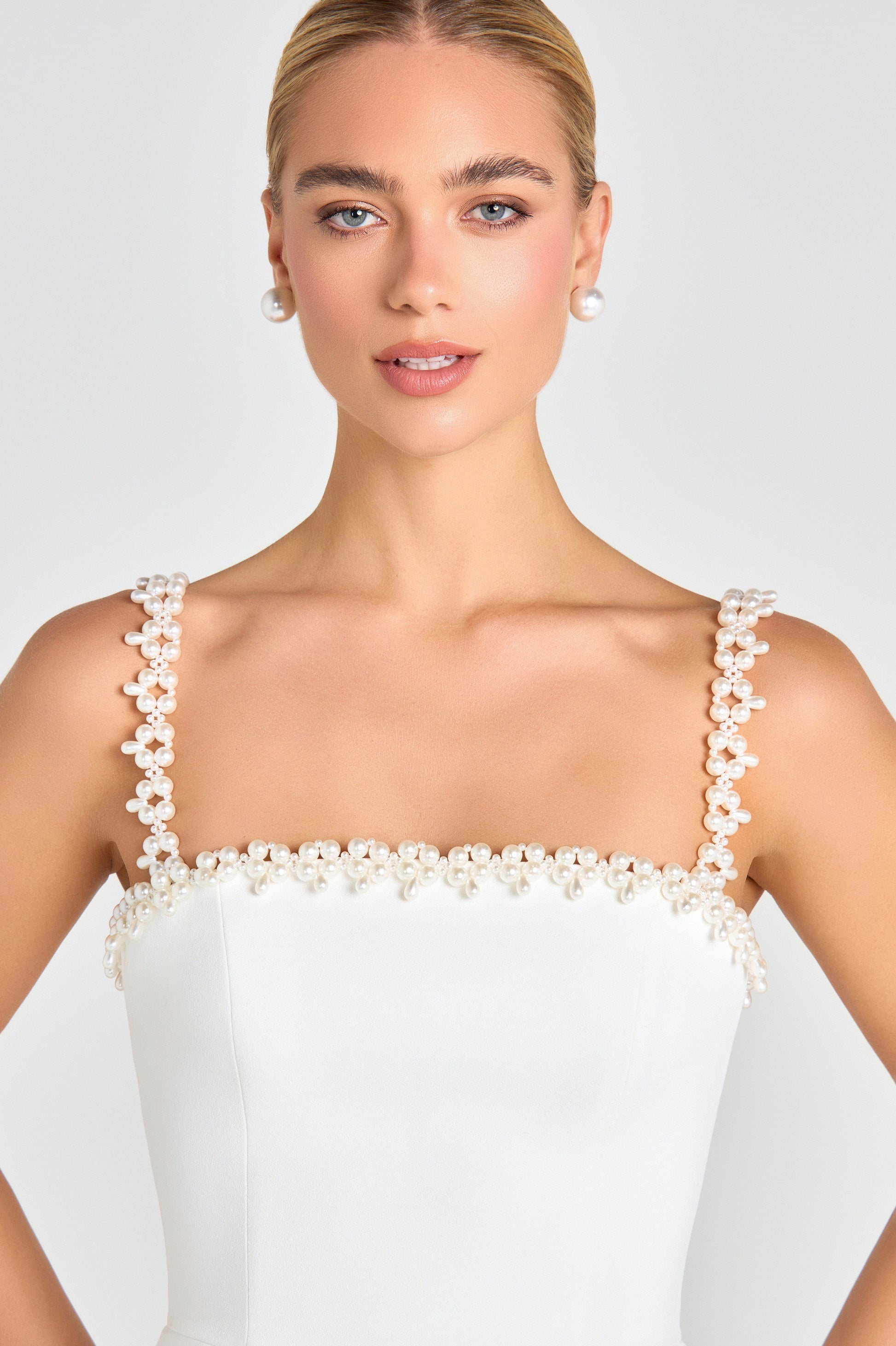 Nadine Merabi Em White Dress 8 Nadine Merabi Em White Dress 8
