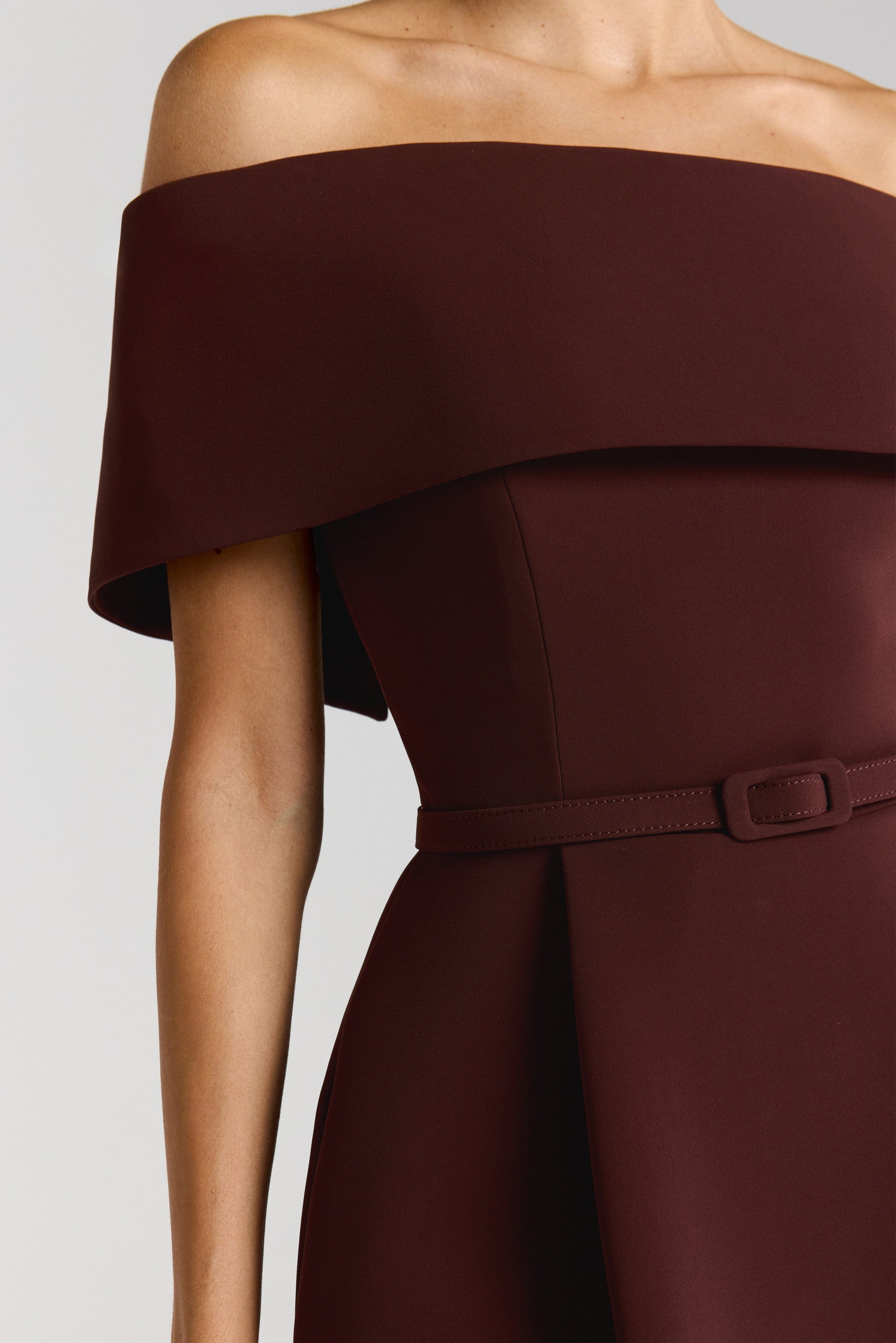 Nadine Merabi Harper Brown Dress 8