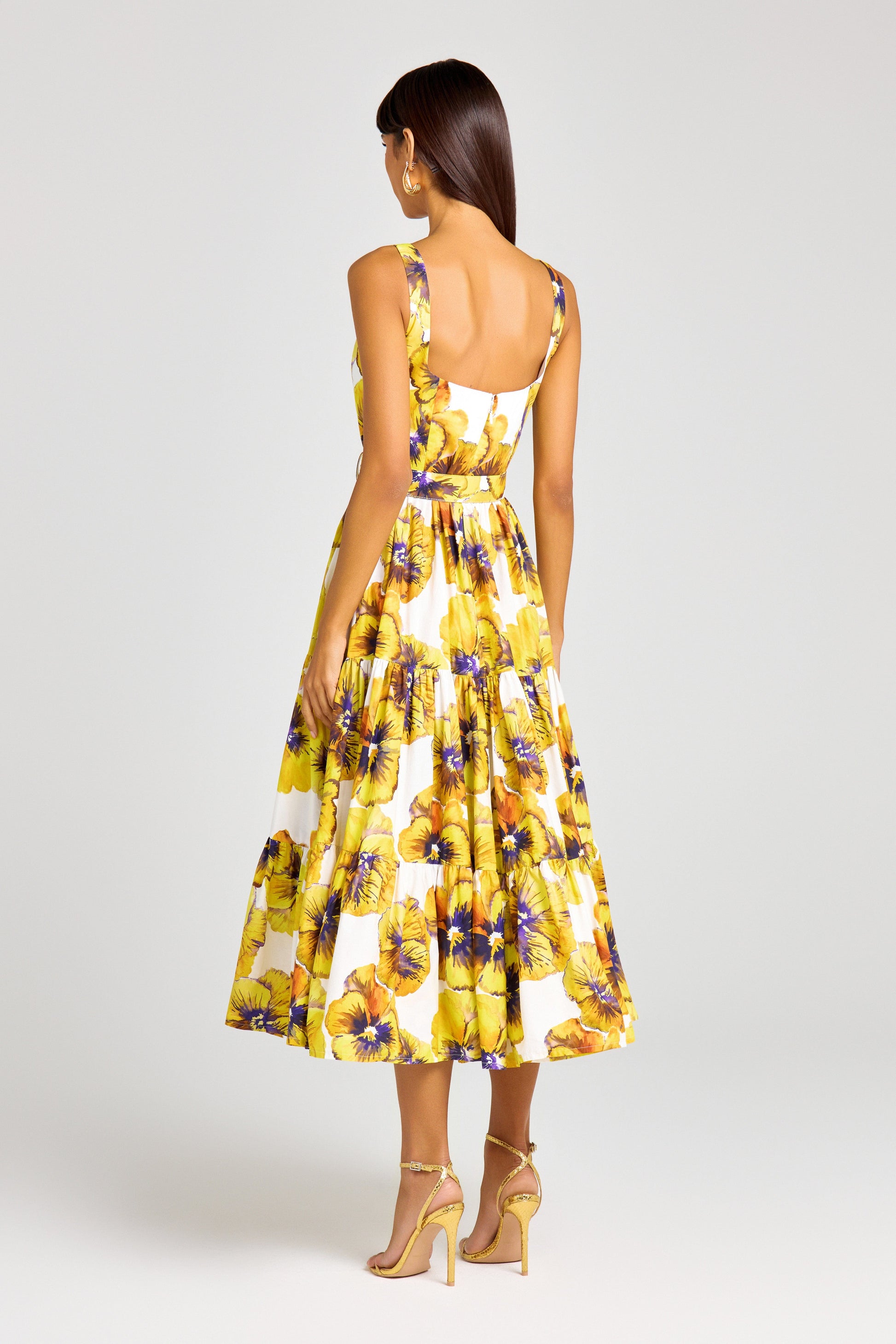helena sequin floral cocktail dress Dress The Population Helena Bodycon Dress - Navy Multi