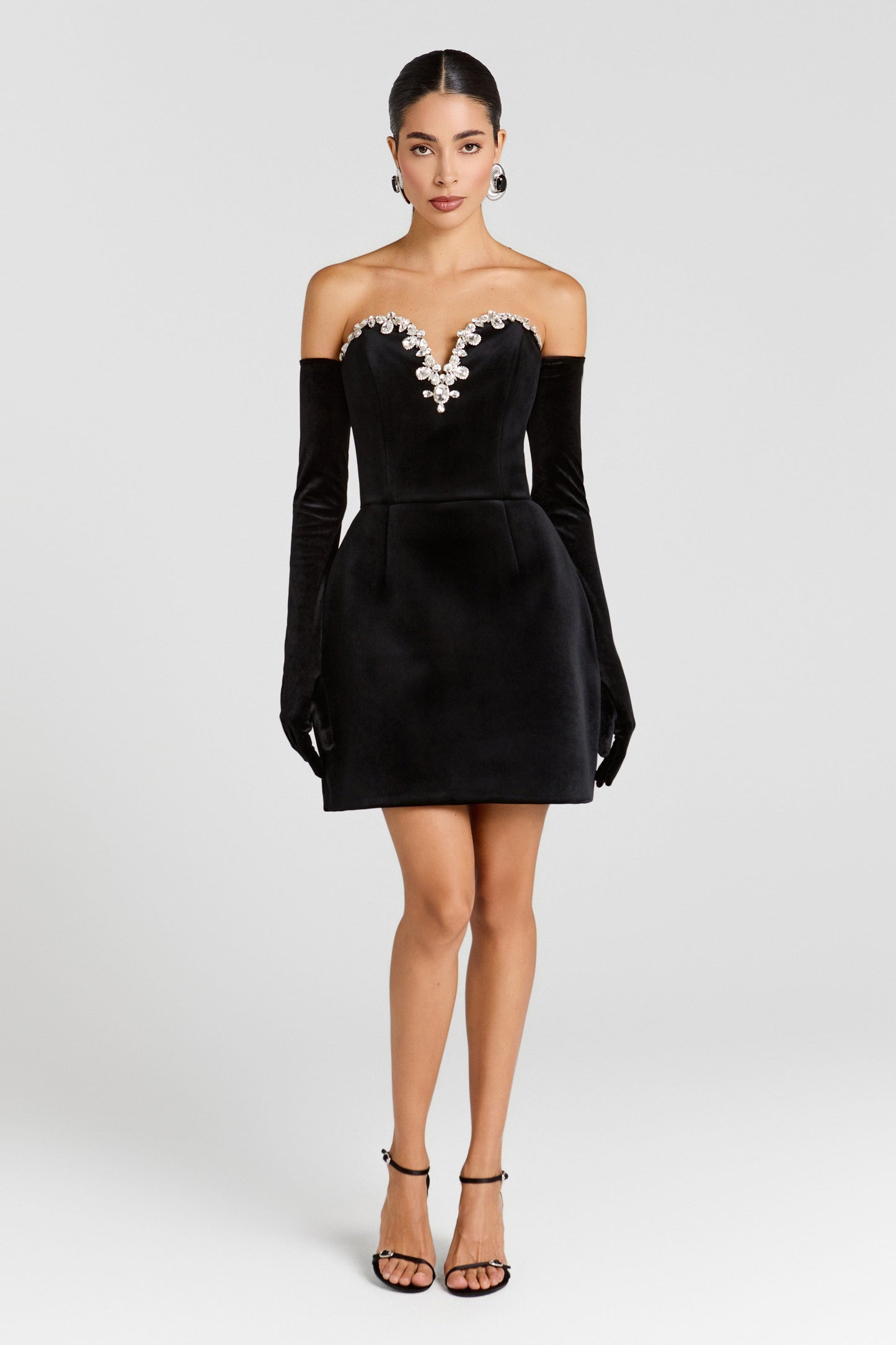 NADINE MERABI Dresses Ines Black Dress