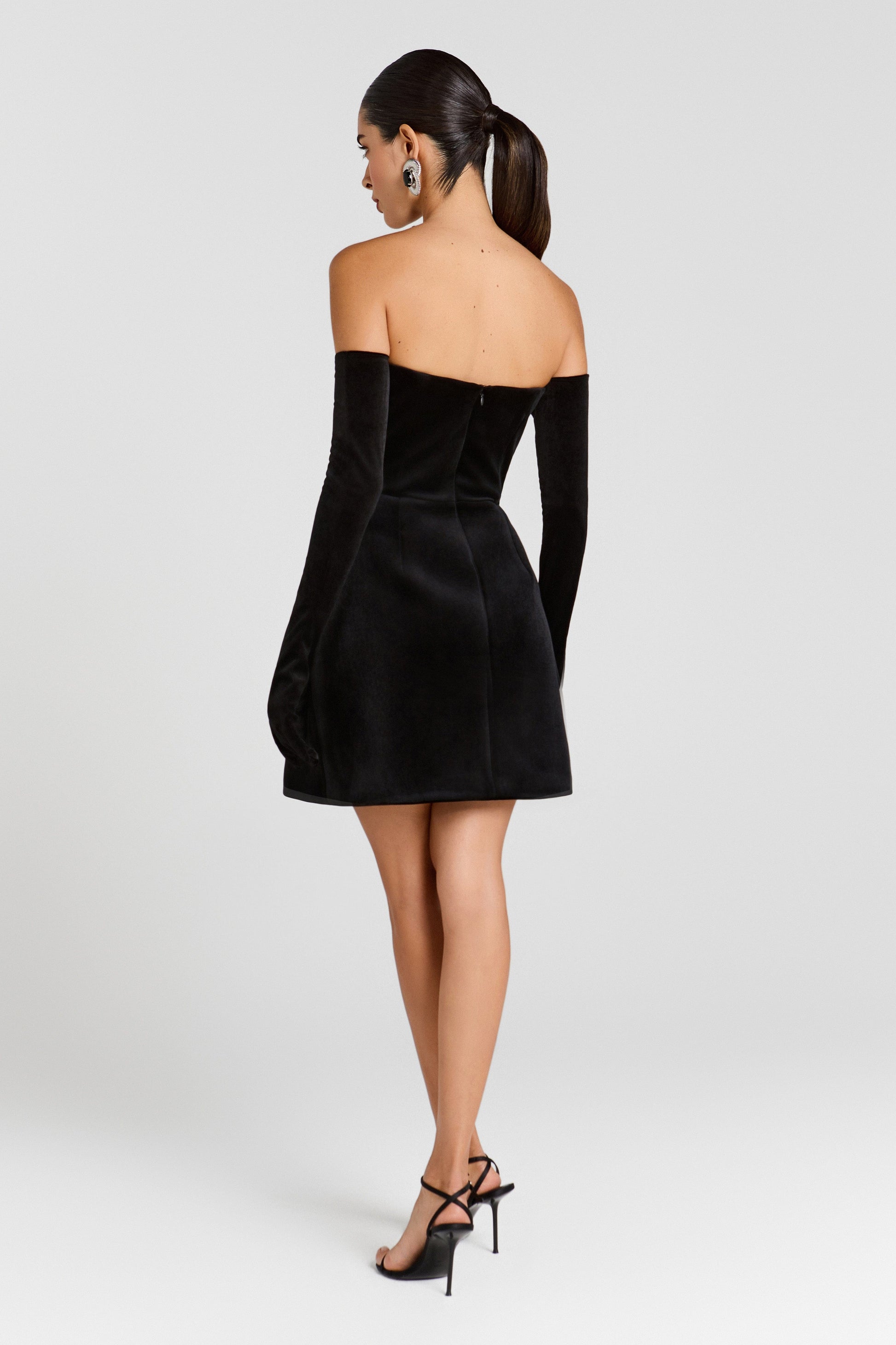 NADINE MERABI Dresses Ines Black Dress